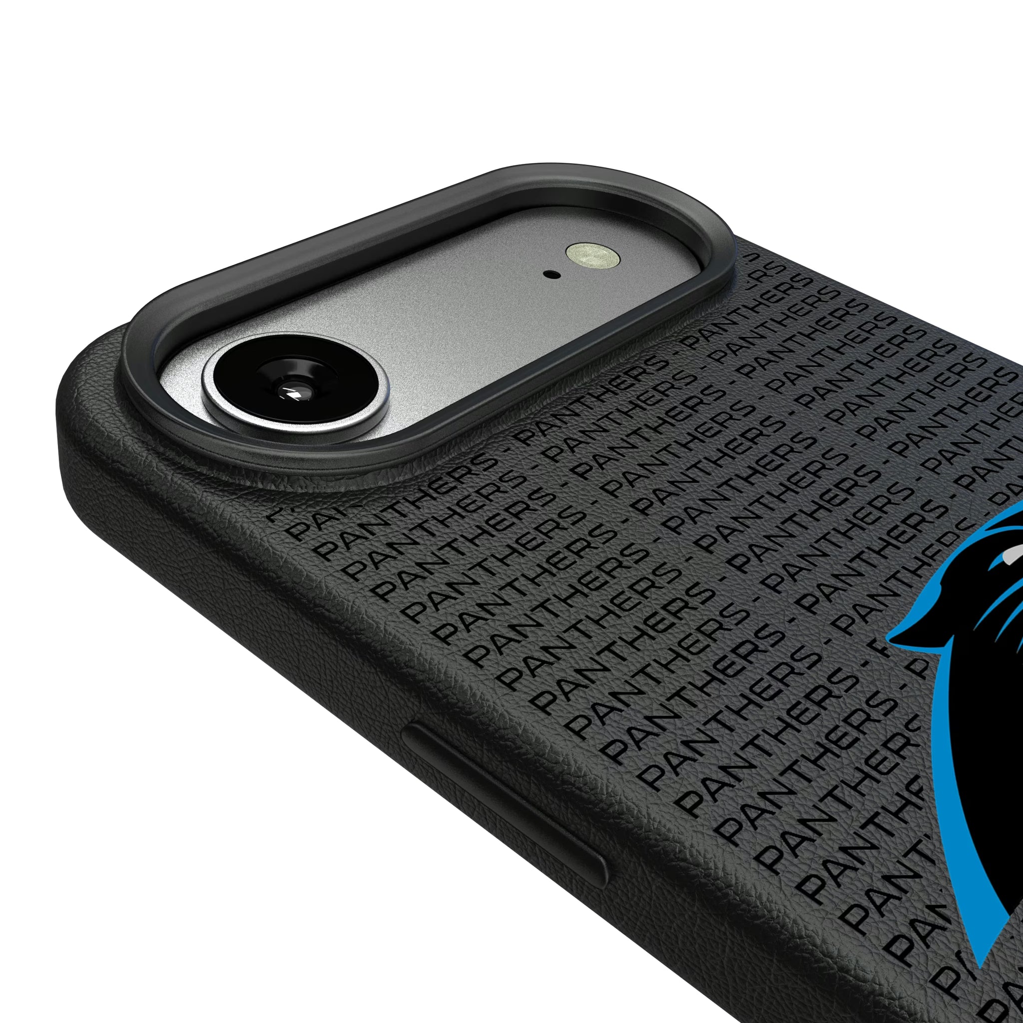Carolina Panthers Text Backdrop iPhone MagSafe Compatible Phone Case for Apple iPhone - Detail#Device_iPhone Air
