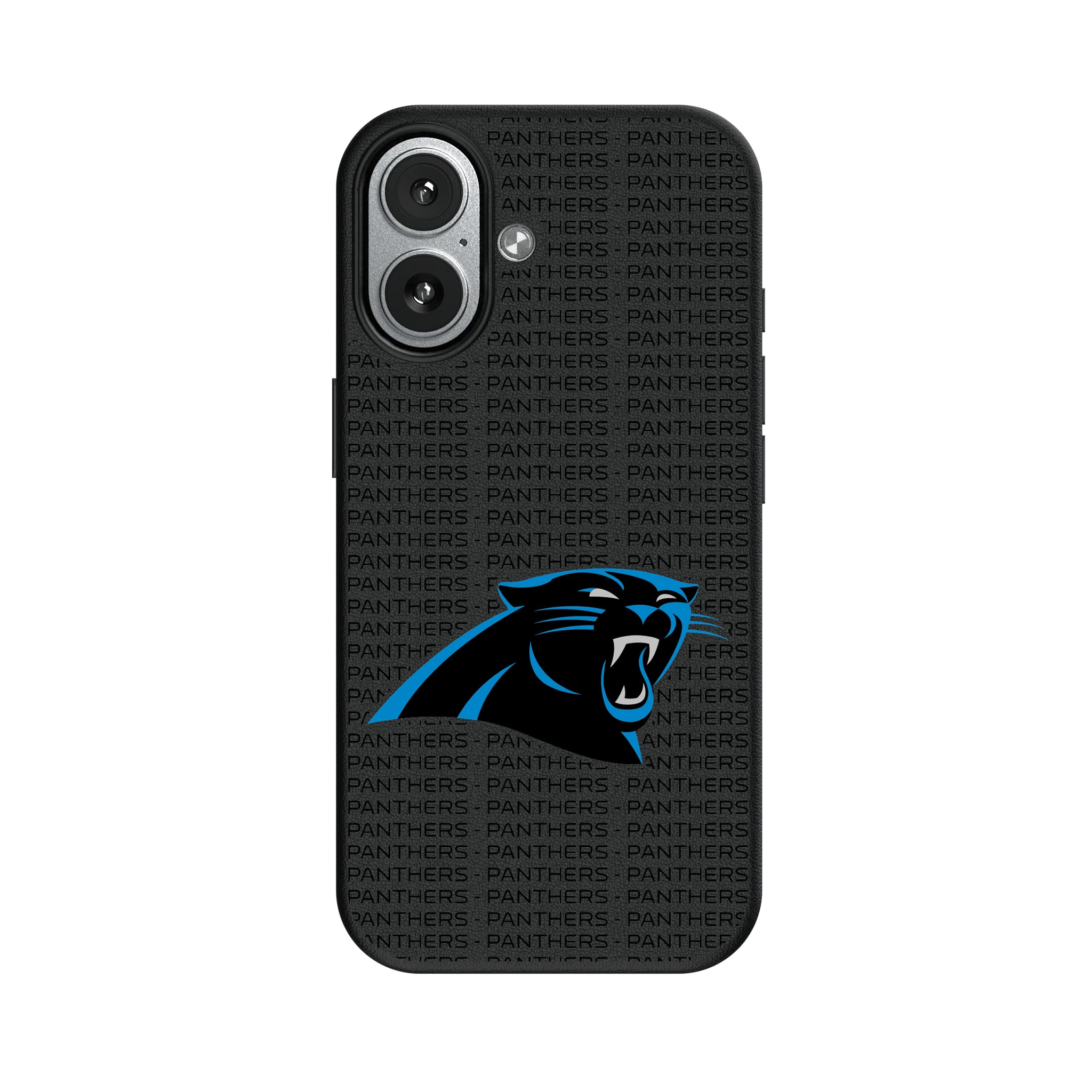 Carolina Panthers Text Backdrop iPhone MagSafe Compatible Phone Case for Apple iPhone#Device_iPhone 17
