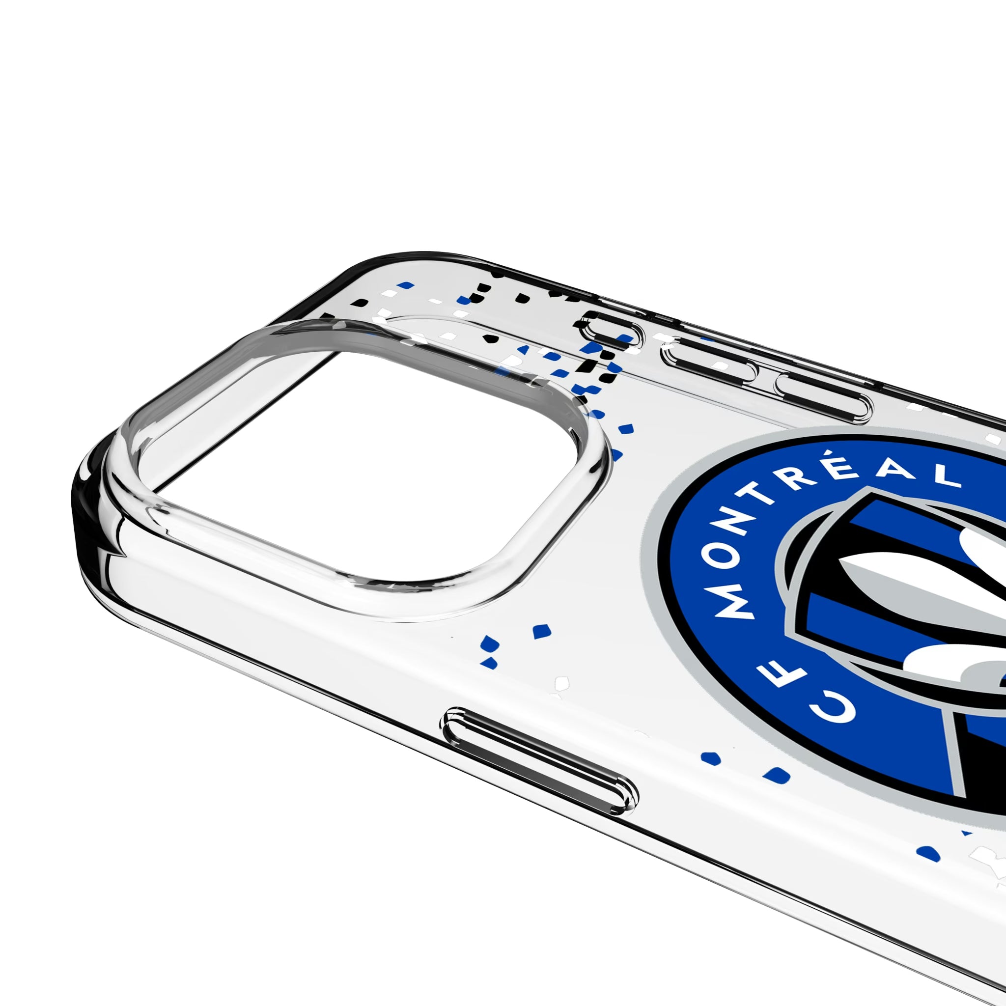 CF Montreal Confetti iPhone Clear Phone Case for Apple iPhone - Detail