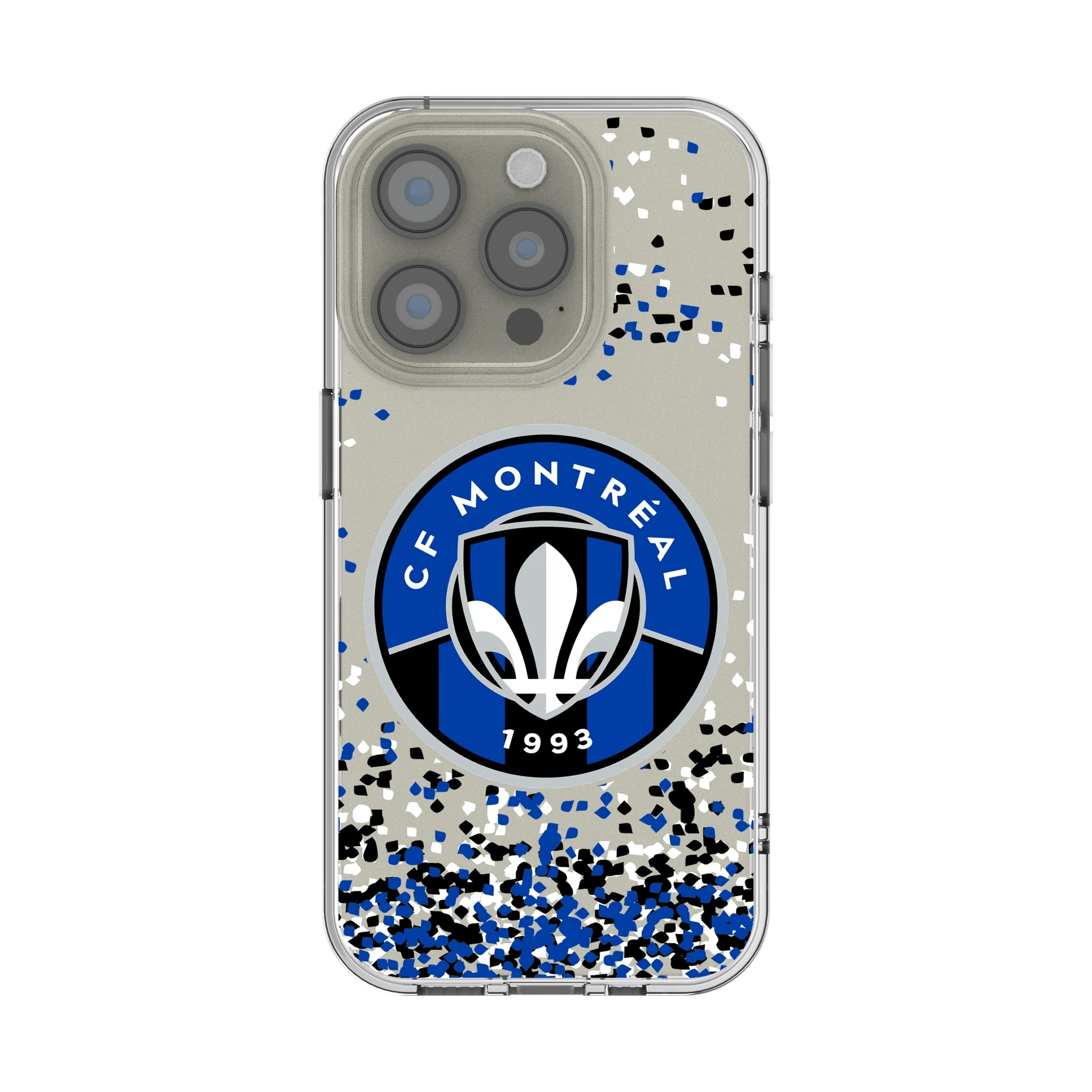 CF Montreal Confetti iPhone Clear Phone Case for Apple iPhone