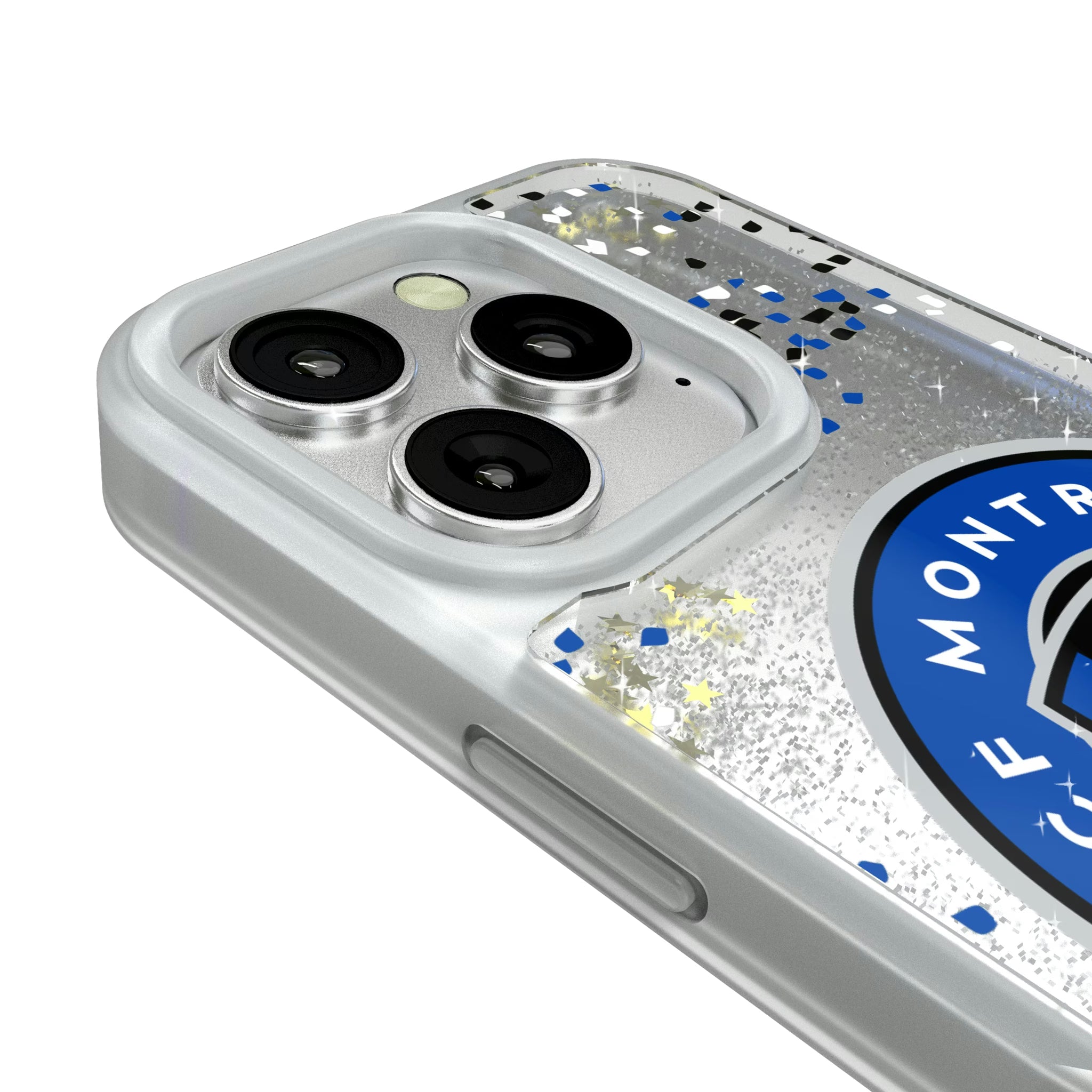 CF Montreal Confetti iPhone Glitter Phone Case for Apple iPhone - Detail#Device_iPhone 16 Pro