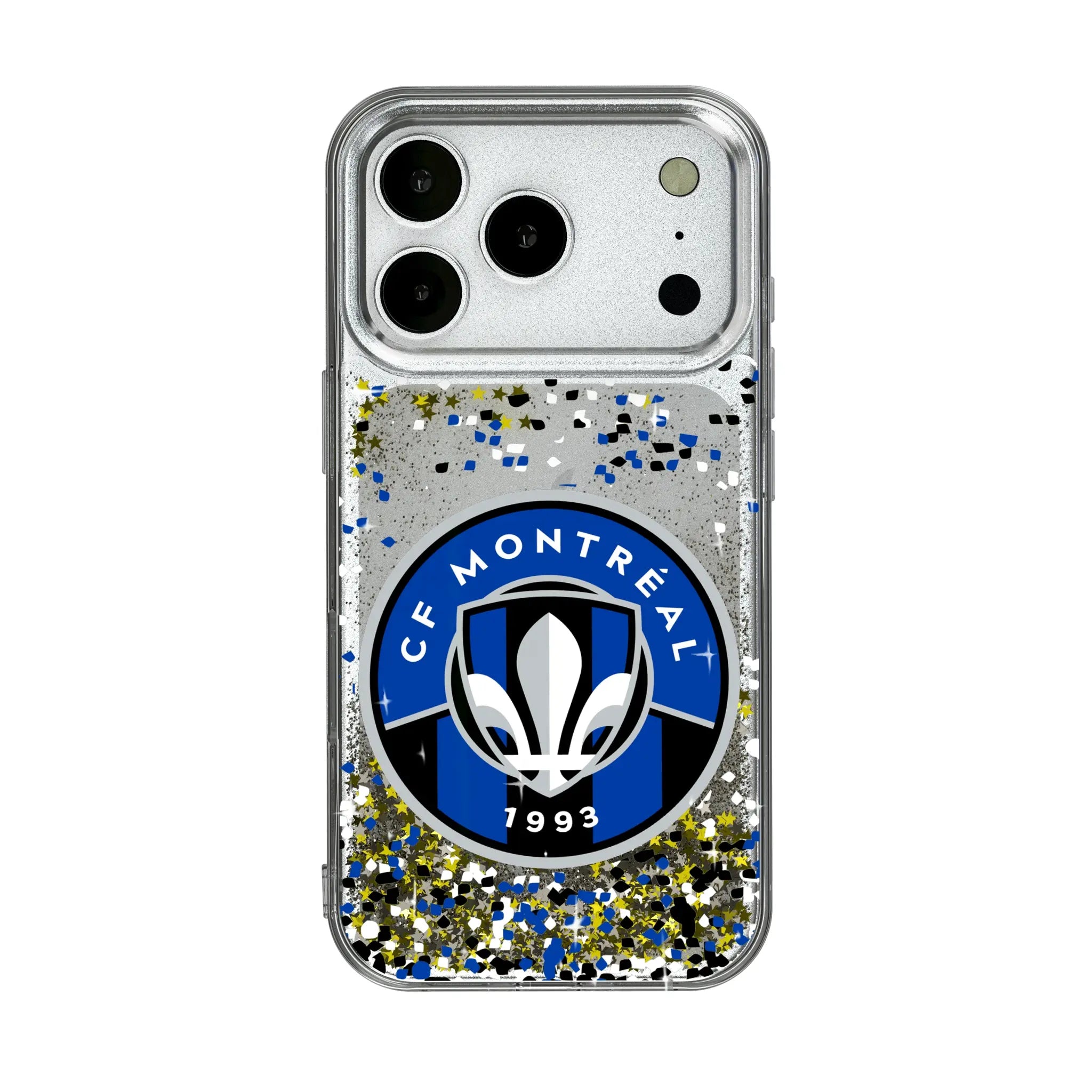 CF Montreal Confetti iPhone Glitter Phone Case for Apple iPhone