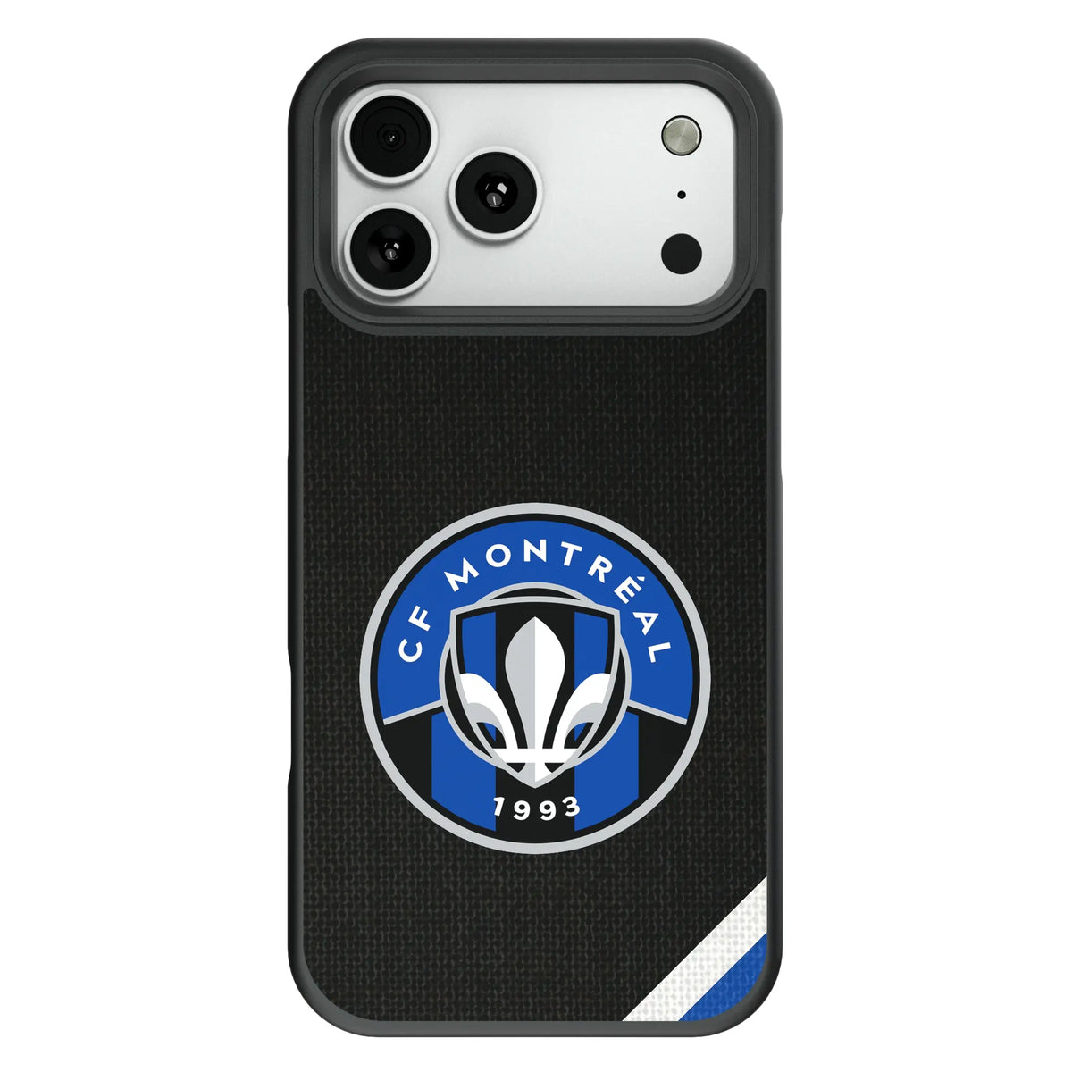 CF Montreal Diagonal Stripe Bump Phone Case for Apple iPhone