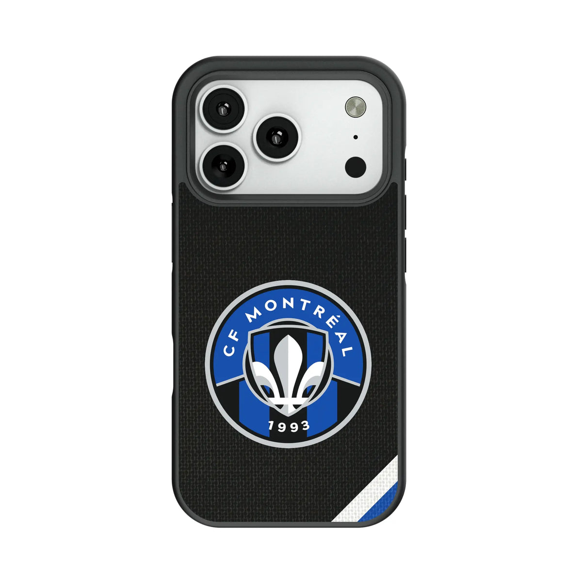 CF Montreal Diagonal Stripe Bump Phone Case for Apple iPhone