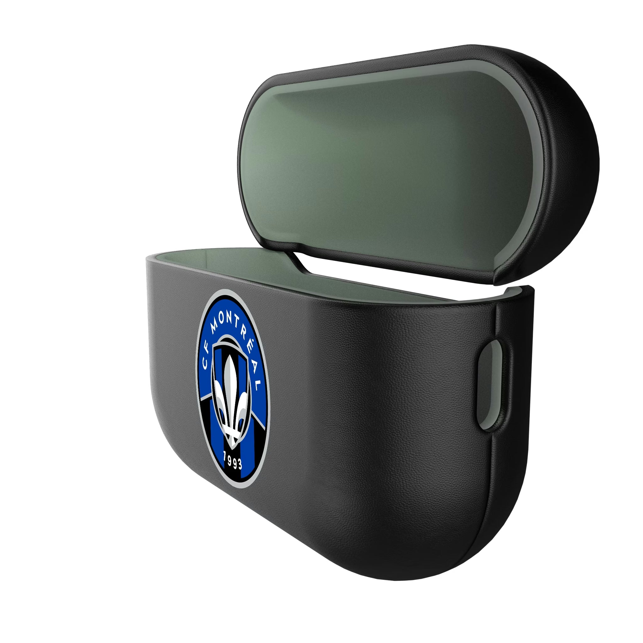 CF Montreal Insignia AirPods AirPod Case Cover - Isometric View#Device_AirPods Pro 3