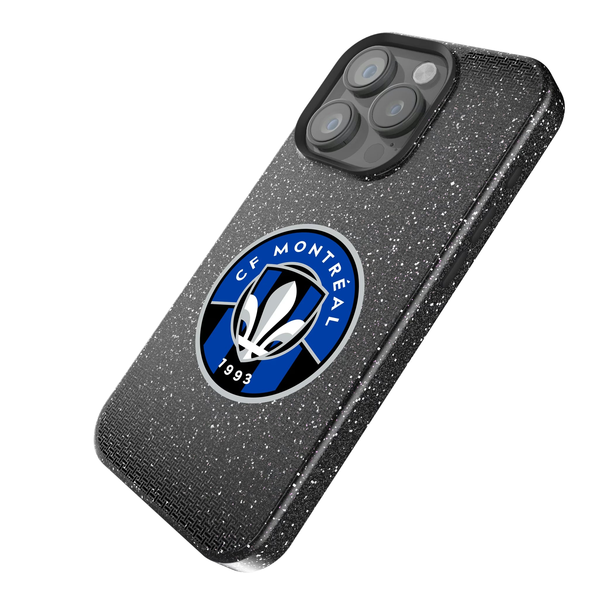 CF Montreal Linen iPhone Bling Phone Case for Apple iPhone - Isometric View