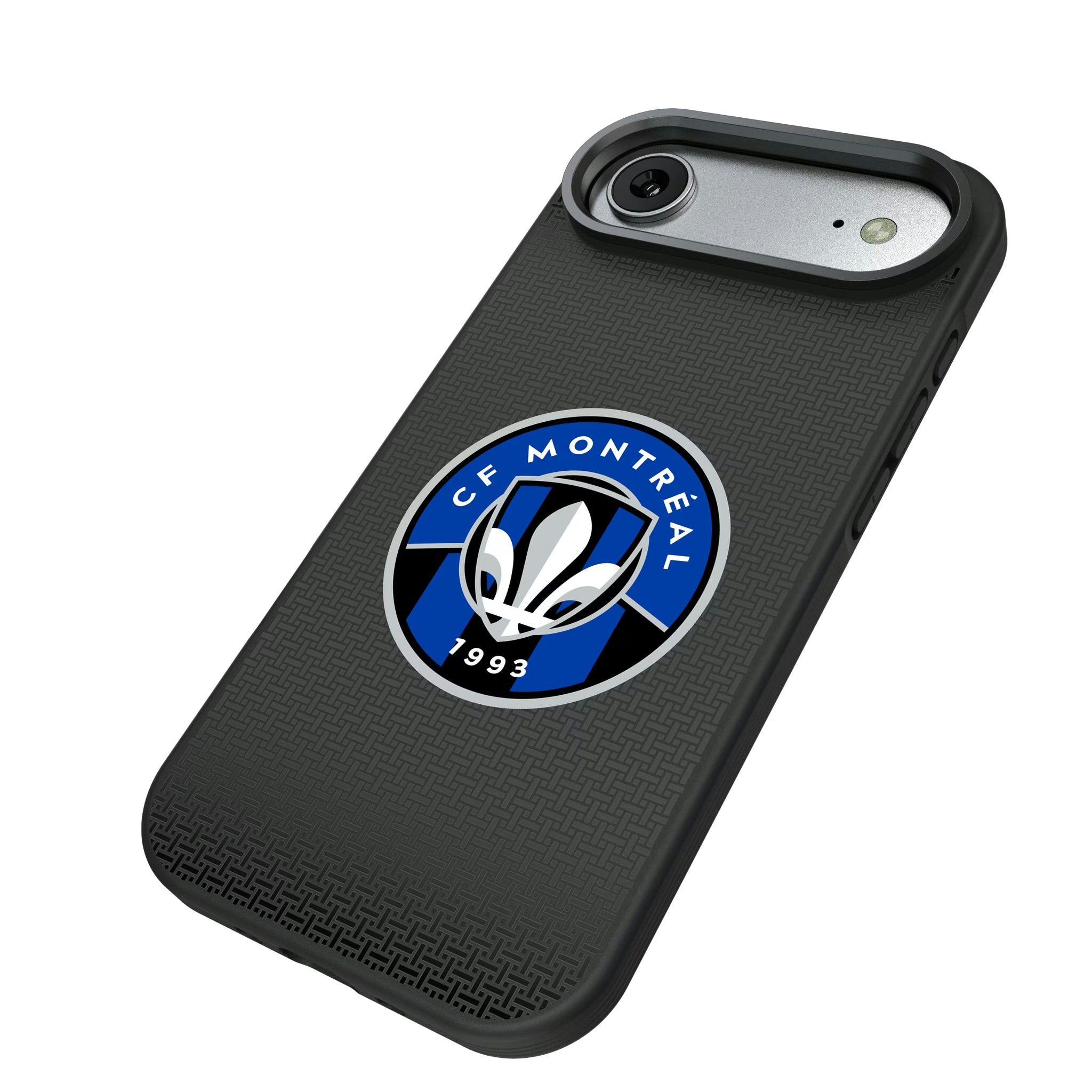 CF Montreal Linen iPhone Bump Phone Case for Apple iPhone - Isometric View#Device_iPhone Air