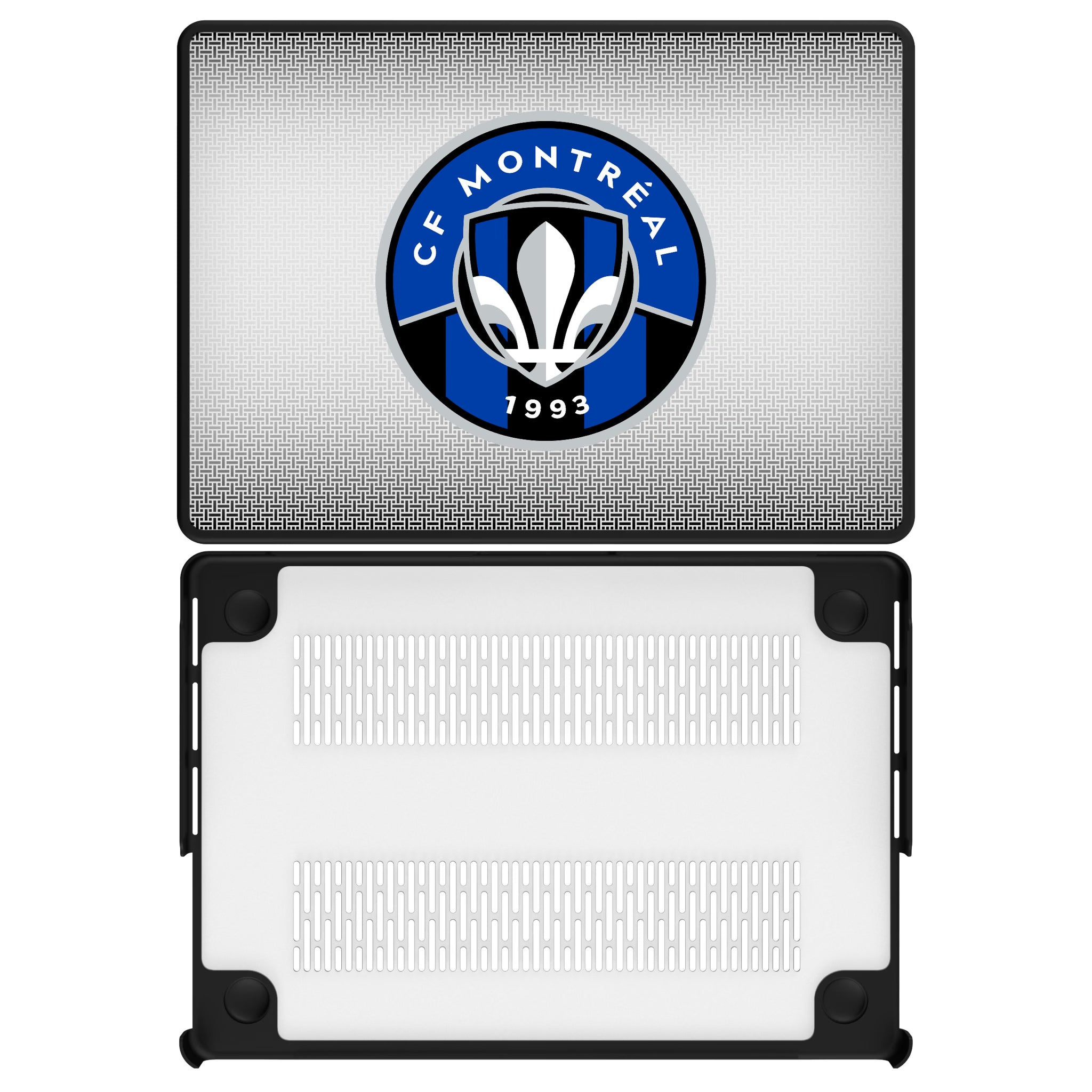 CF Montreal Linen MacBook Laptop Case for Apple MacBook#Device_MacBook Pro (14-inch, 2021) / MacBook Pro (14-inch, 2023) / MacBook Pro (14-inch, 2024)