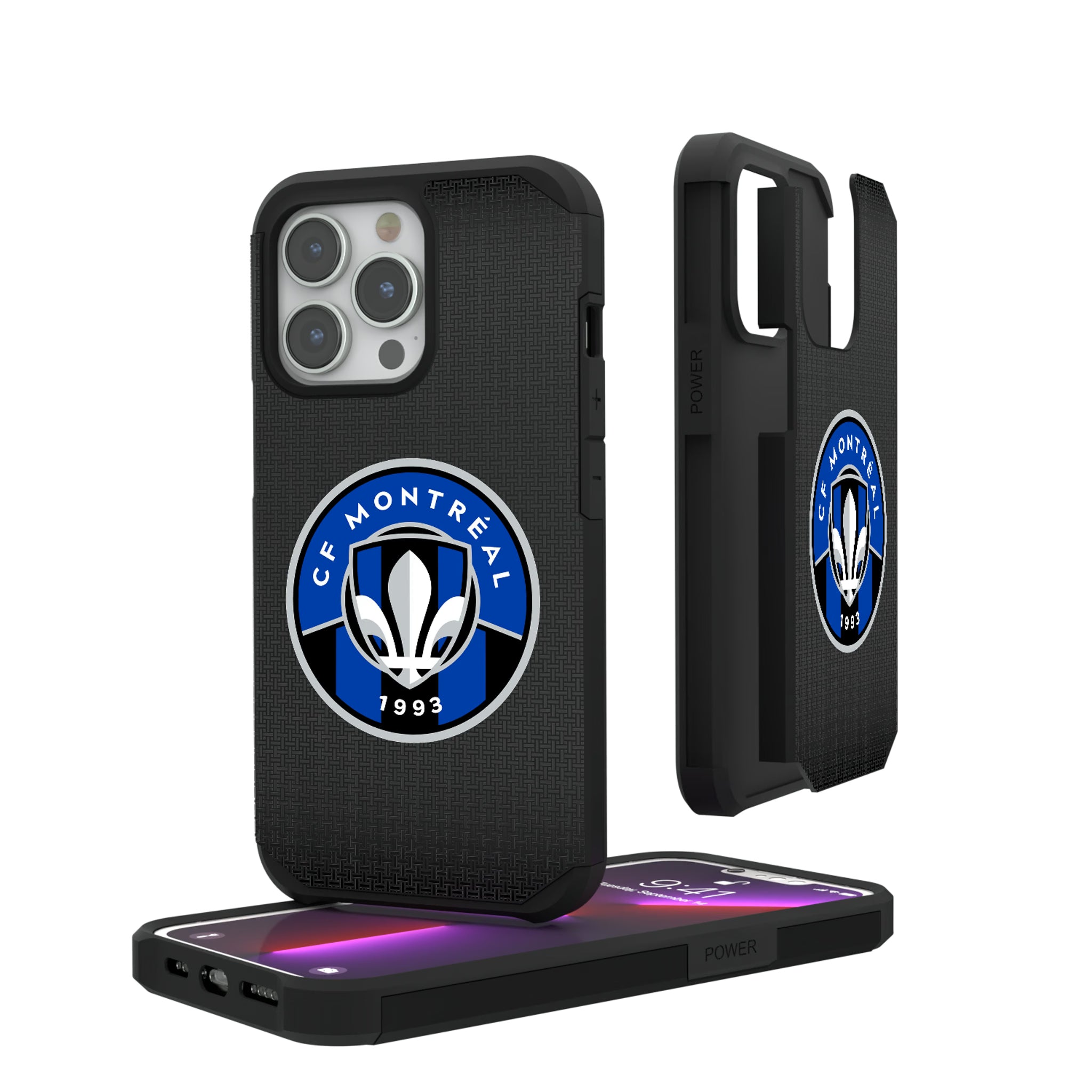 CF Montreal Linen iPhone Rugged Phone Case for Apple iPhone#Device_iPhone 13 Pro