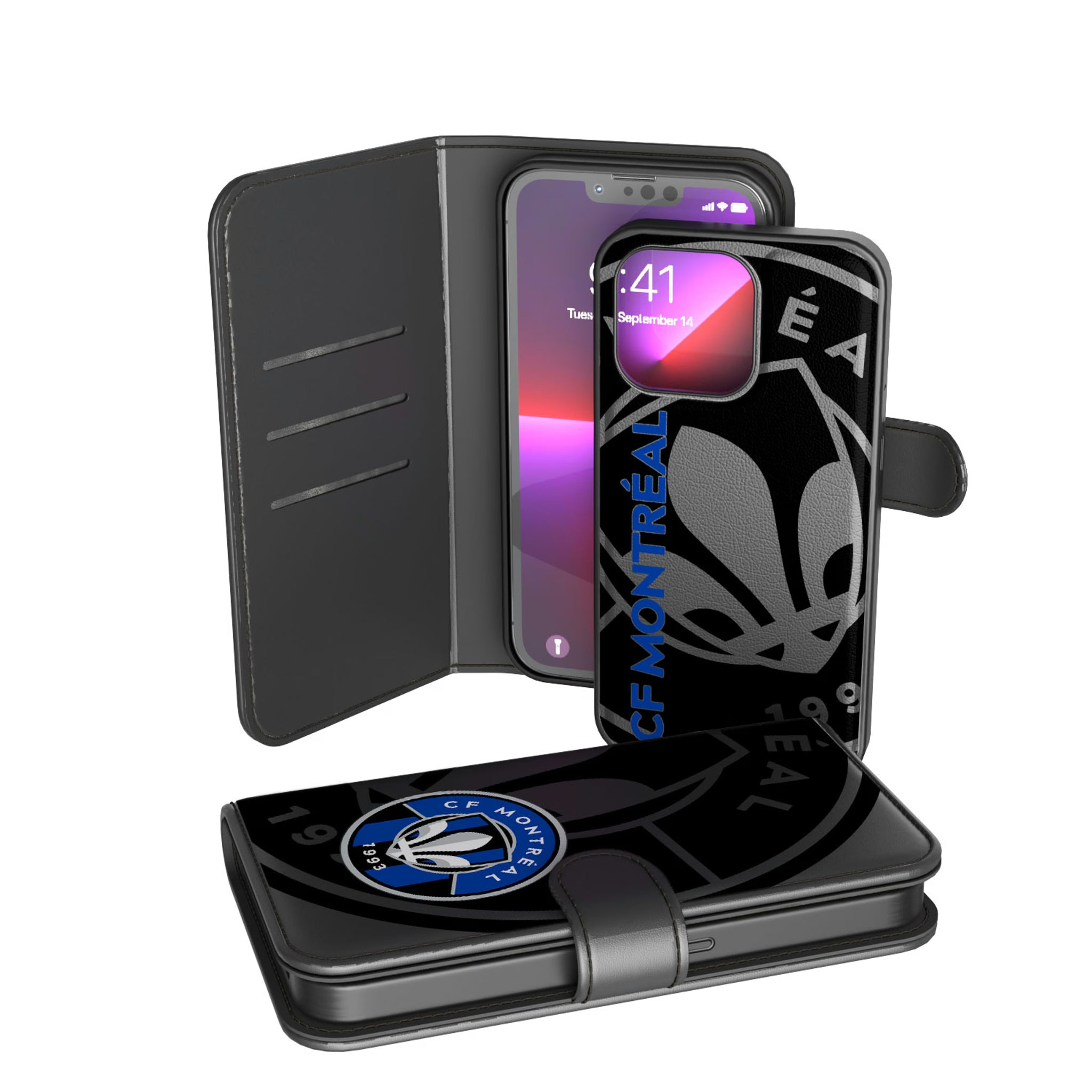 CF Montreal Monocolor Tilt iPhone Wallet Phone Case for Apple iPhone