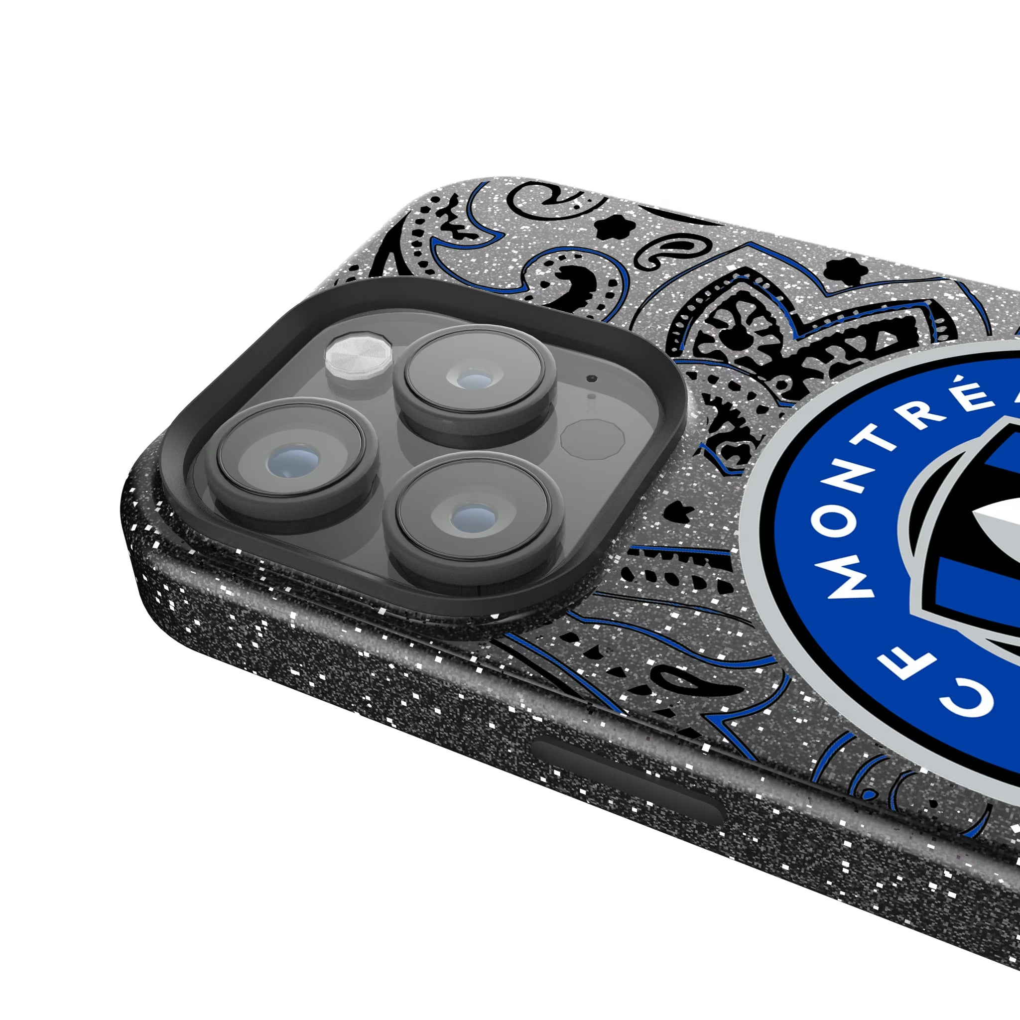 CF Montreal Paisley iPhone Bling Phone Case for Apple iPhone - Detail