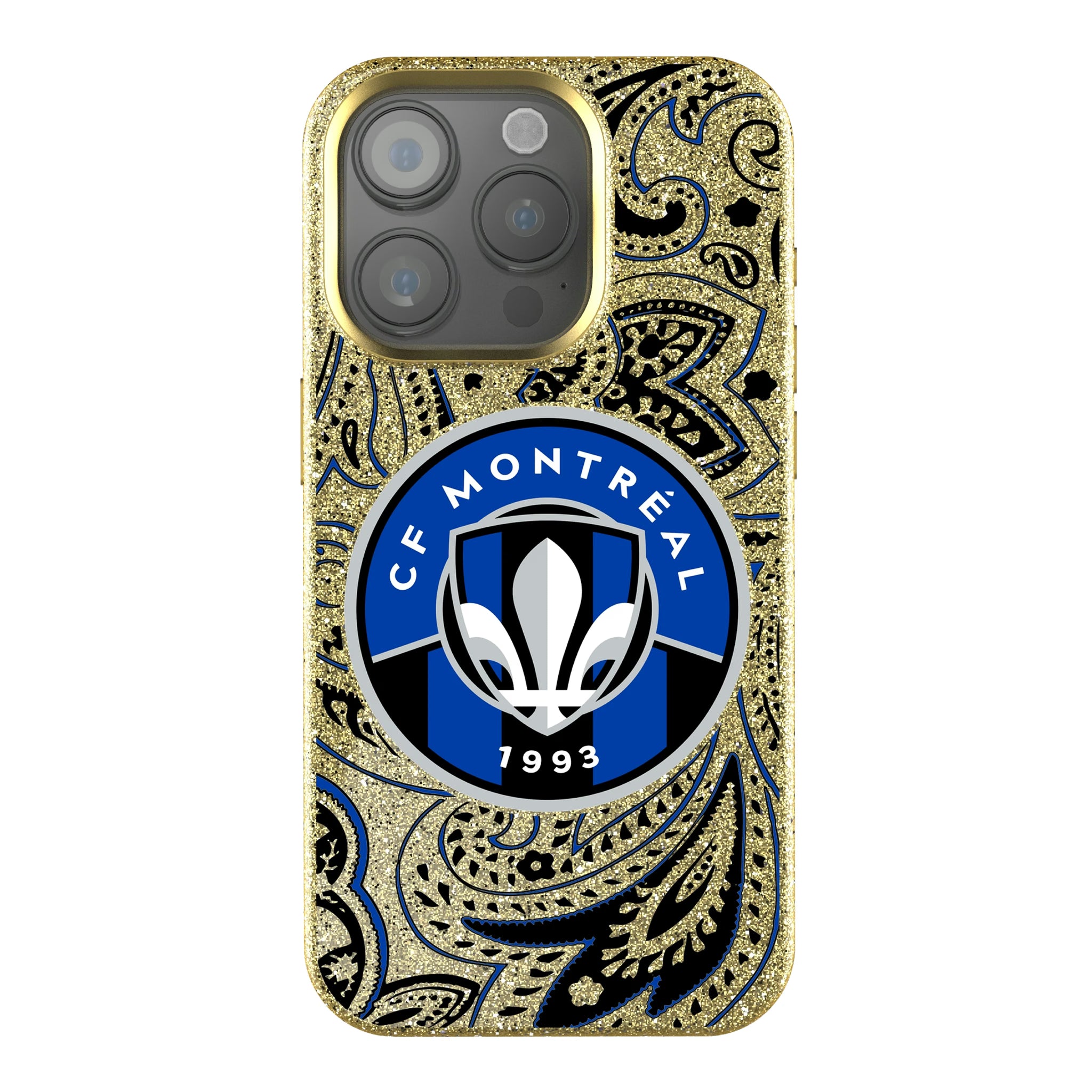 CF Montreal Paisley iPhone Bling Phone Case for Apple iPhone