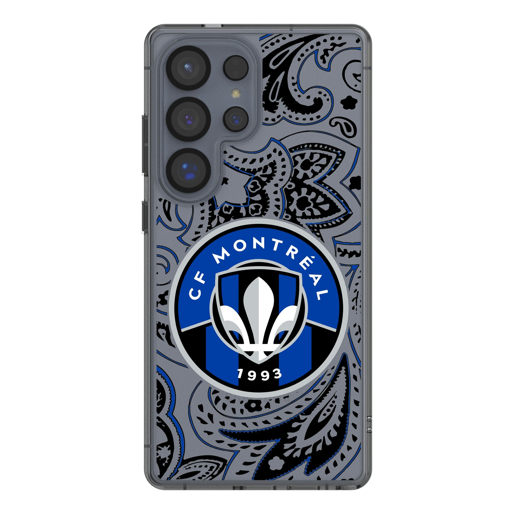 CF Montreal Paisley Galaxy Clear Phone Case for Samsung Galaxy