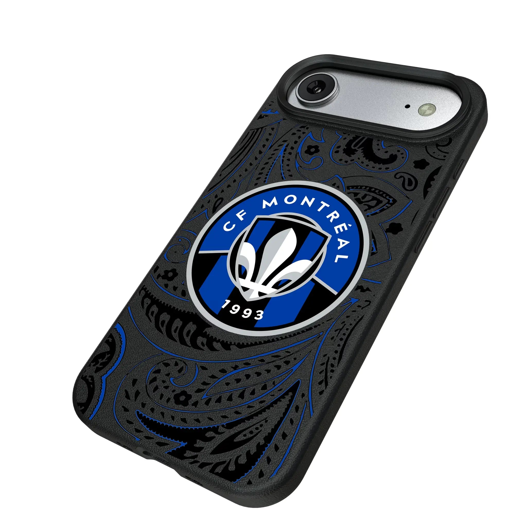 CF Montreal Paisley iPhone MagSafe Compatible Phone Case for Apple iPhone - Isometric View#Device_iPhone Air