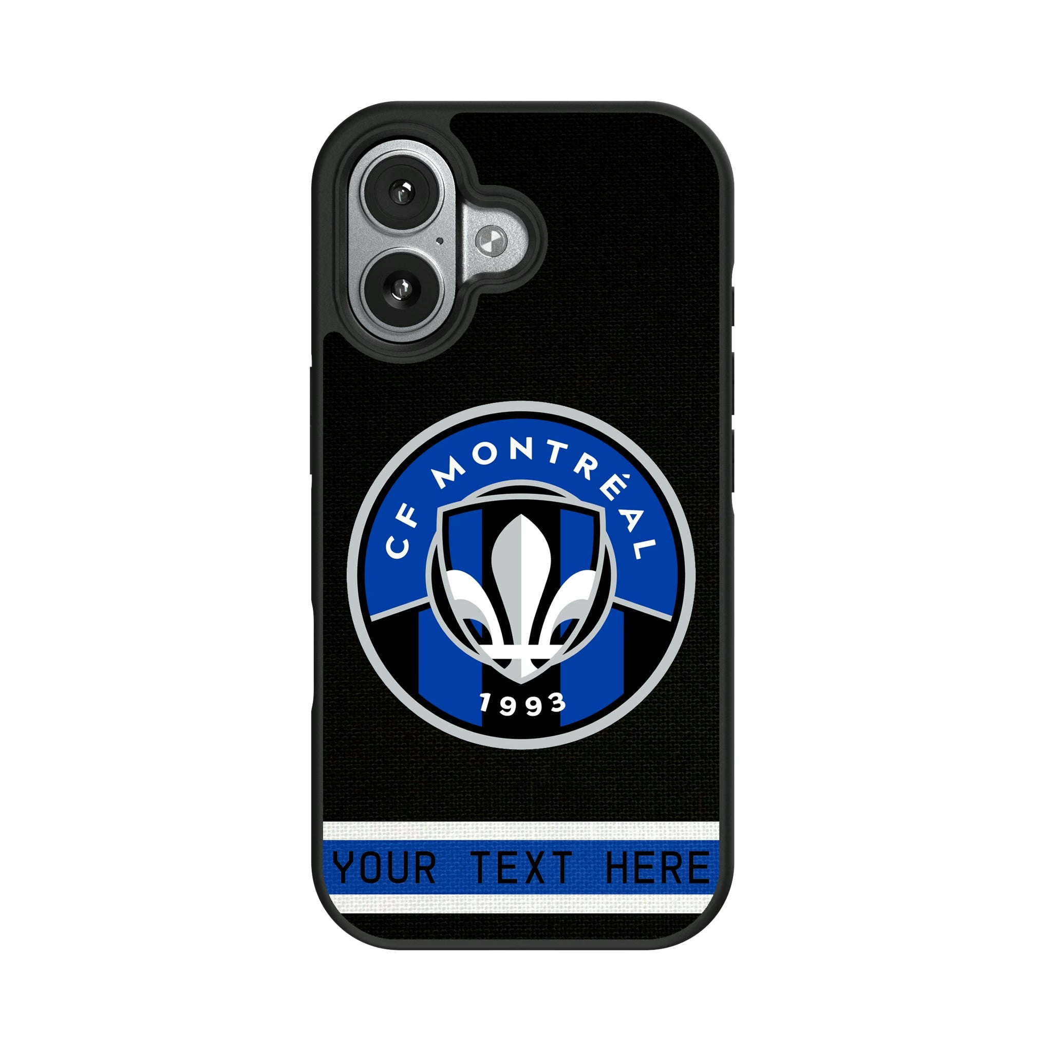 CF Montreal Personalized Stripe iPhone Bump Phone Case for Apple iPhone#Device_iPhone 17