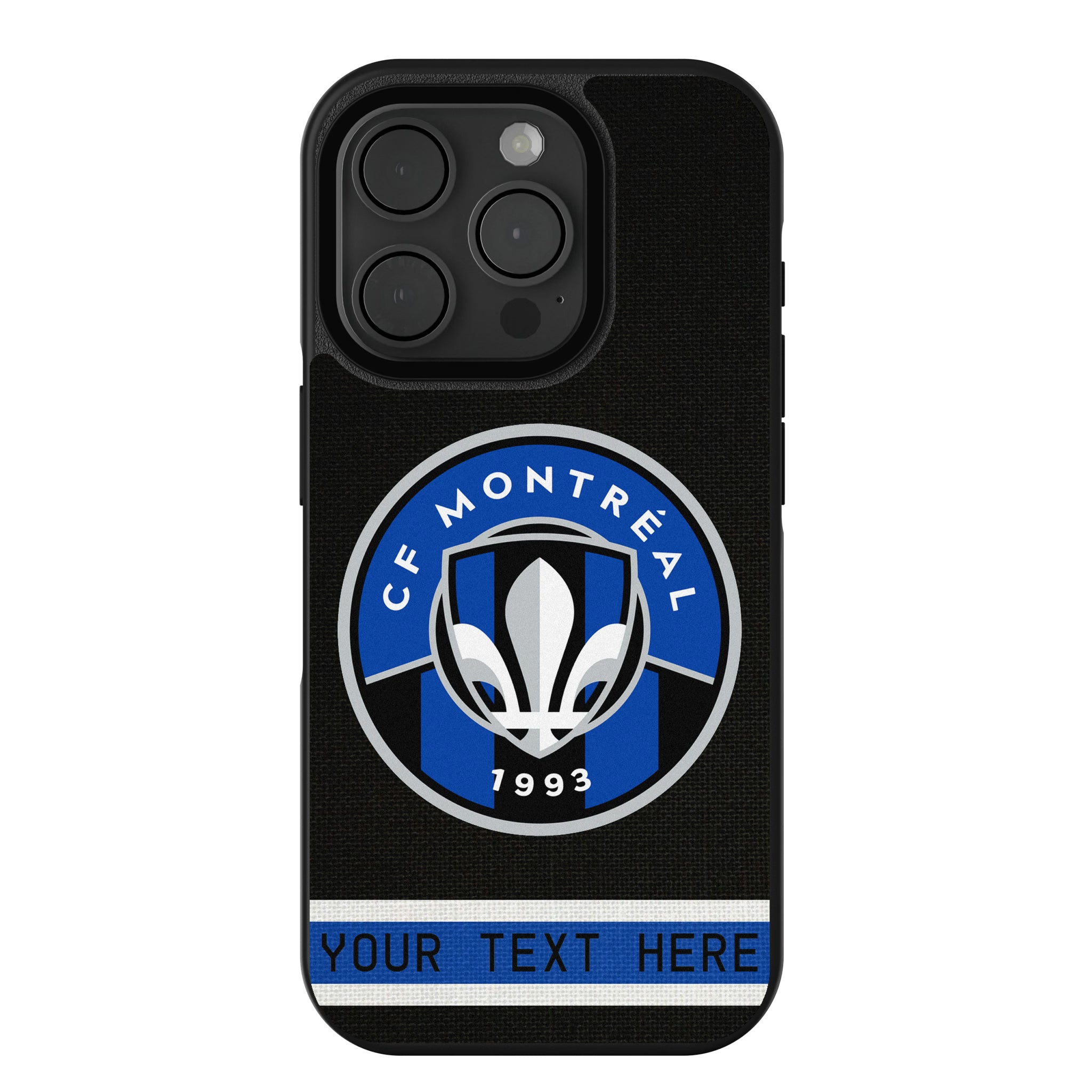 CF Montreal Personalized Stripe iPhone Bump Phone Case for Apple iPhone