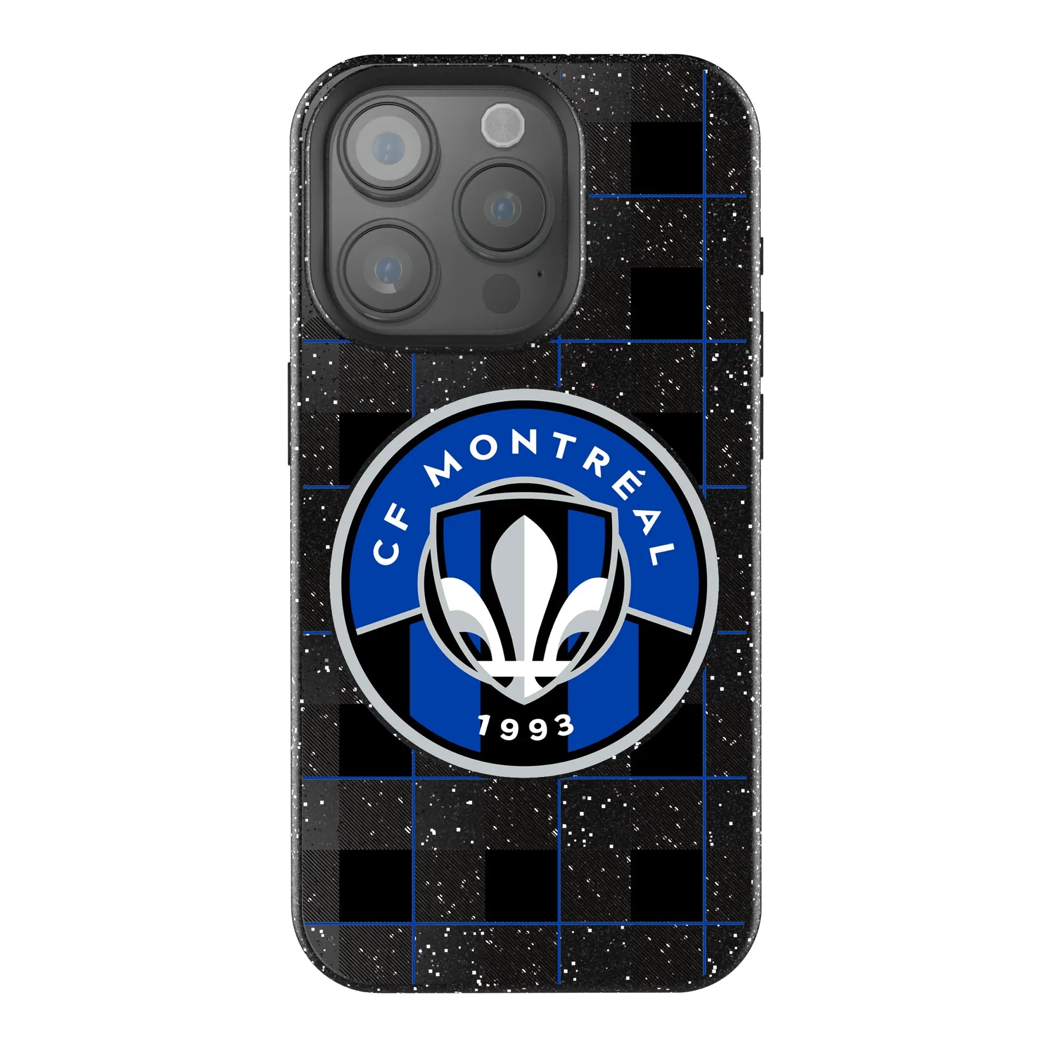 CF Montreal Plaid iPhone Bling Phone Case for Apple iPhone