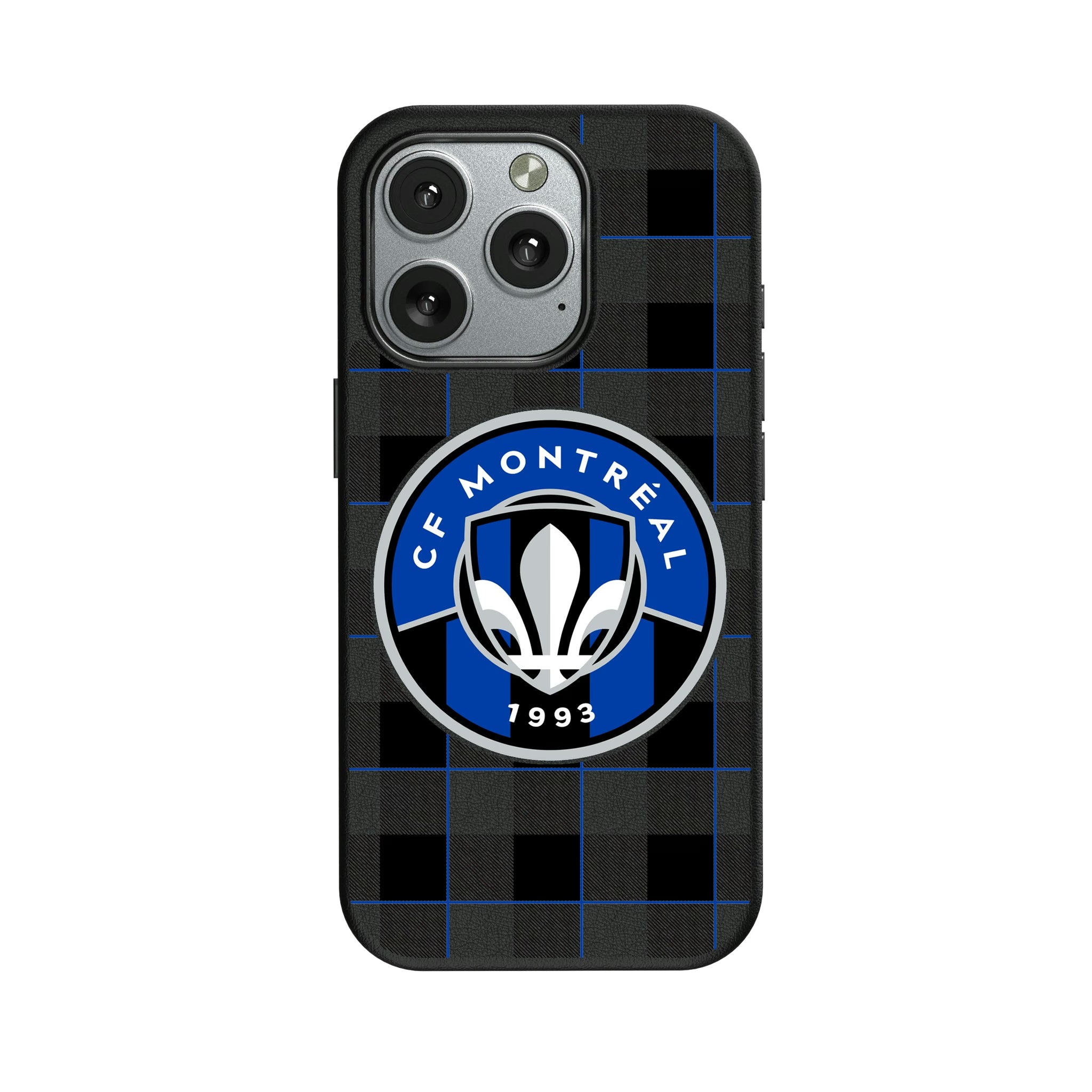 CF Montreal Plaid iPhone MagSafe Compatible Phone Case for Apple iPhone