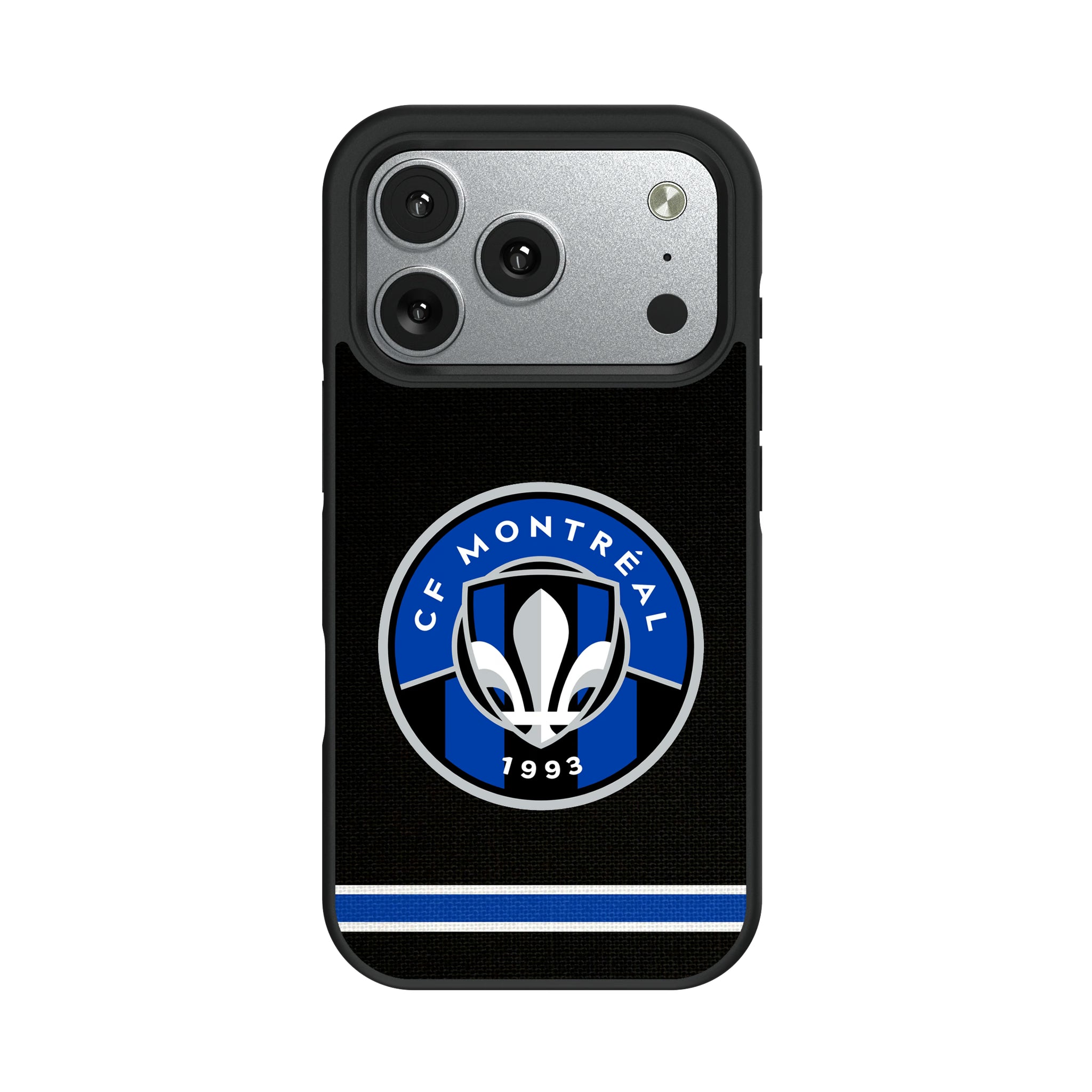 CF Montreal Stripe iPhone Bump Phone Case for Apple iPhone#Device_iPhone 17 Pro