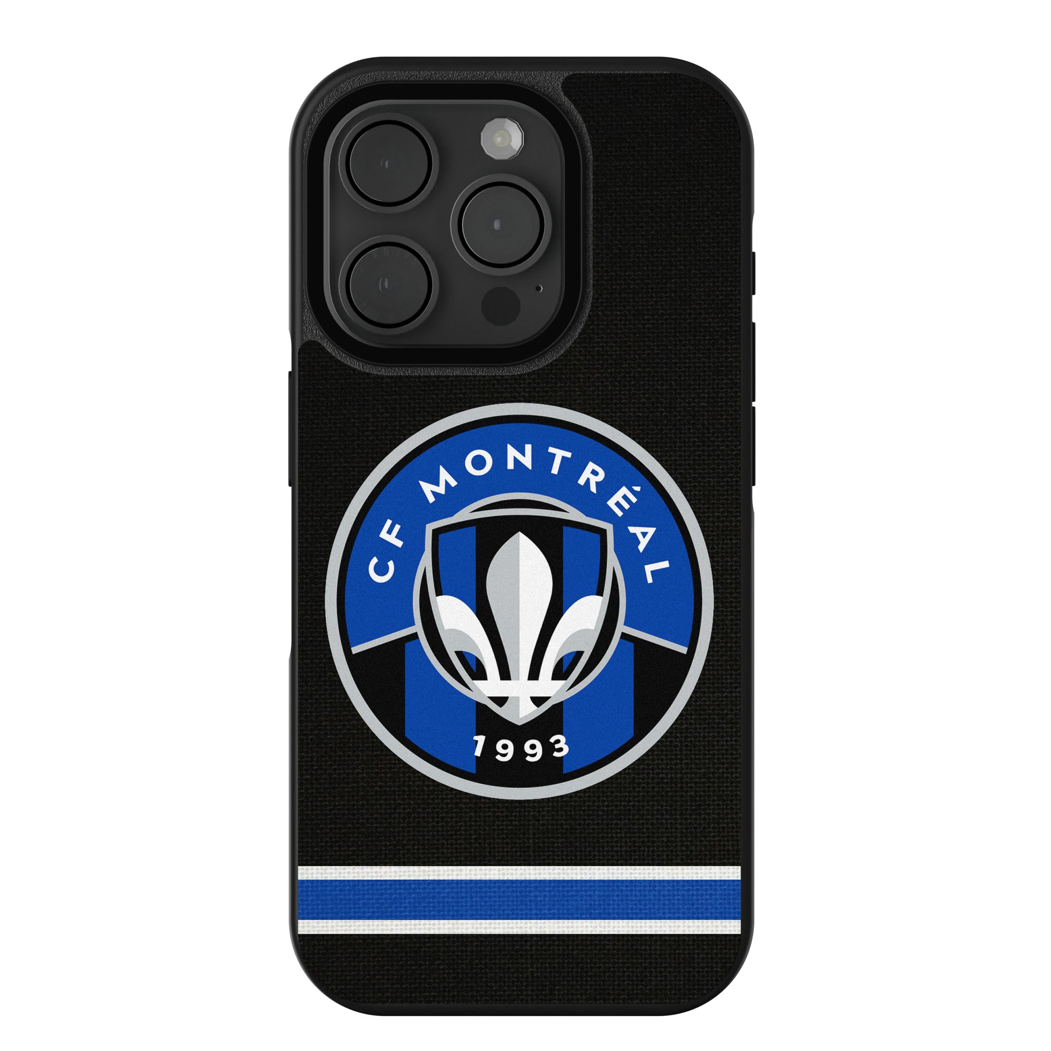 CF Montreal Stripe iPhone Bump Phone Case for Apple iPhone