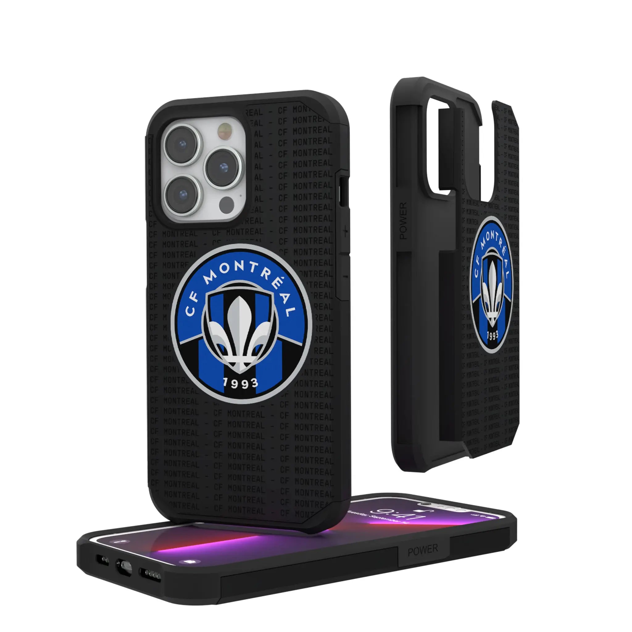 CF Montreal Text Backdrop iPhone Rugged Phone Case for Apple iPhone