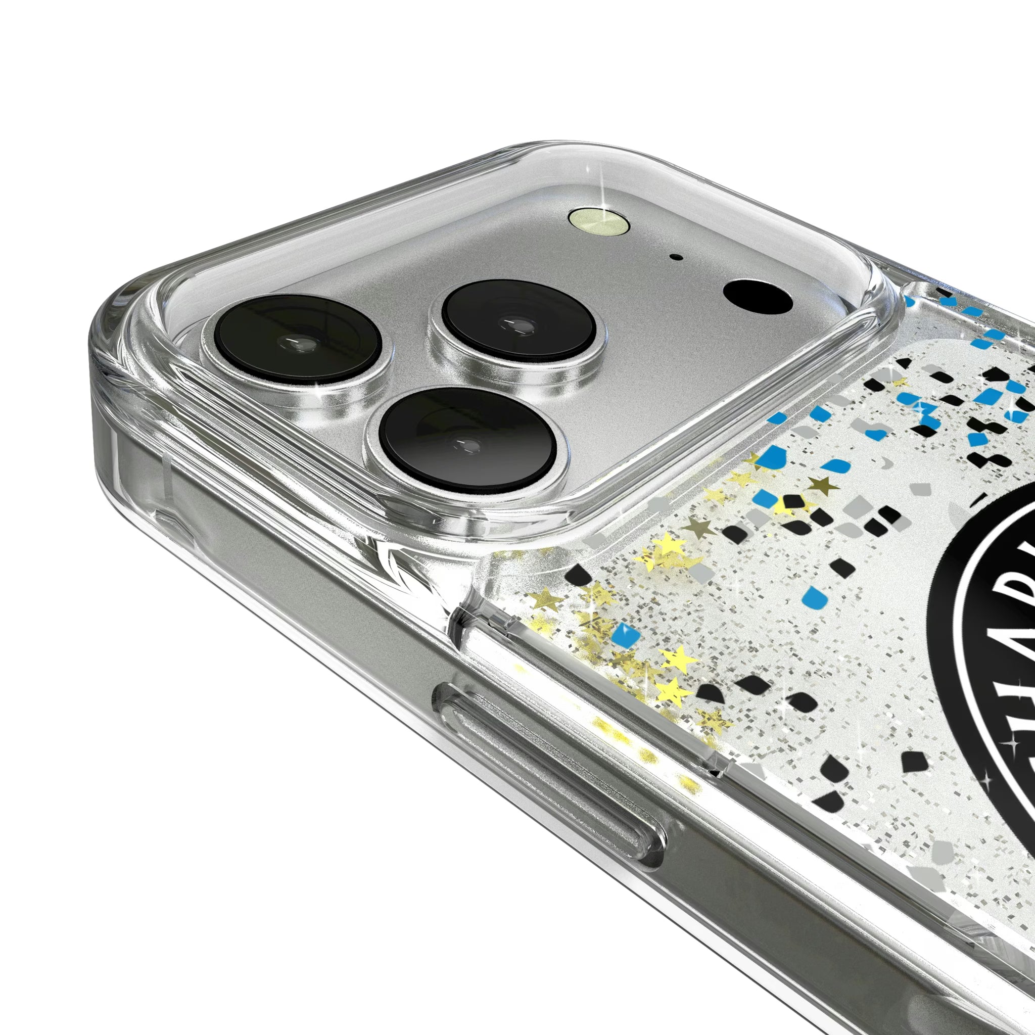 Charlotte FC Confetti iPhone Glitter Phone Case for Apple iPhone - Detail