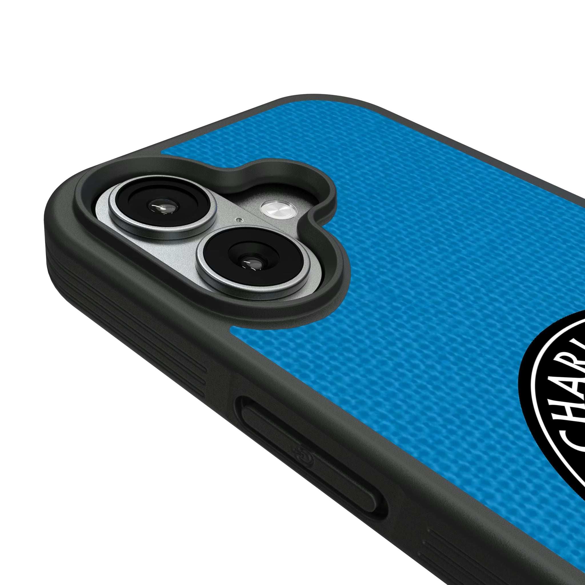 Charlotte FC Diagonal Stripe iPhone Bump Phone Case for Apple iPhone - Detail#Device_iPhone 17
