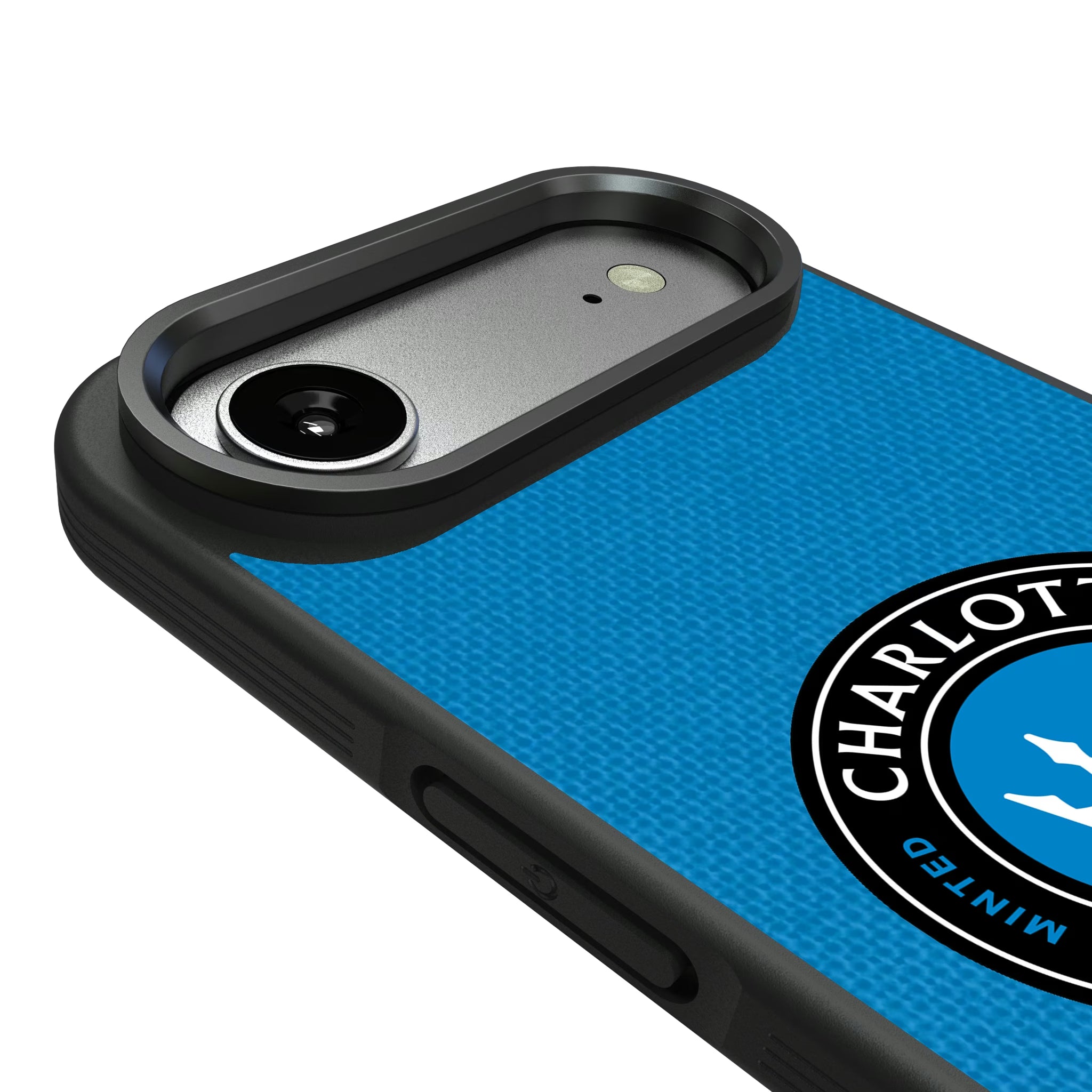 Charlotte FC Diagonal Stripe iPhone Bump Phone Case for Apple iPhone - Detail#Device_iPhone Air