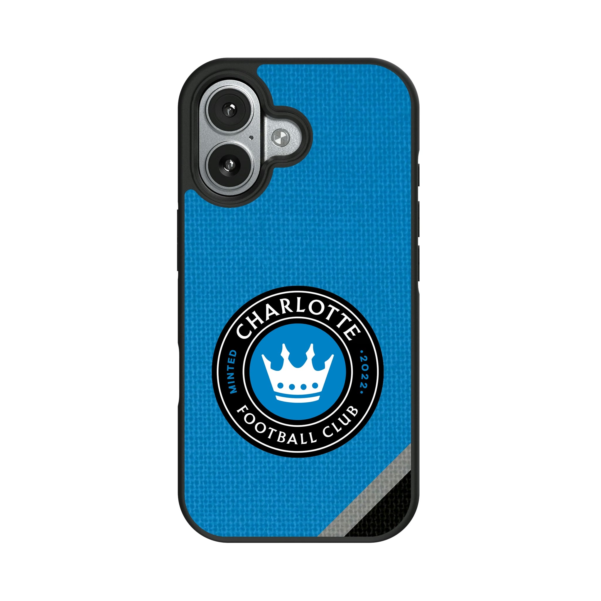 Charlotte FC Diagonal Stripe iPhone Bump Phone Case for Apple iPhone#Device_iPhone 17