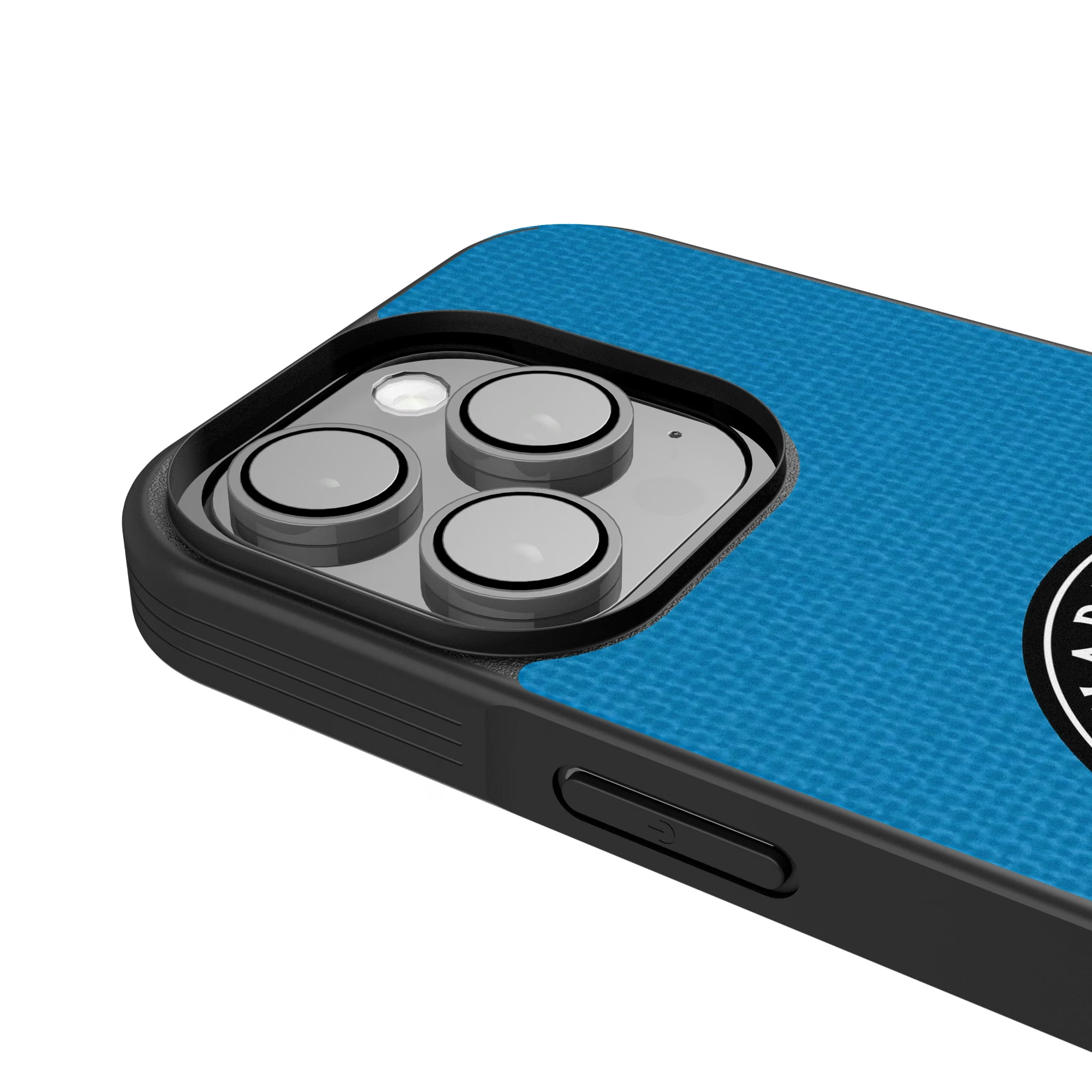 Charlotte FC Diagonal Stripe iPhone Bump Phone Case for Apple iPhone - Detail