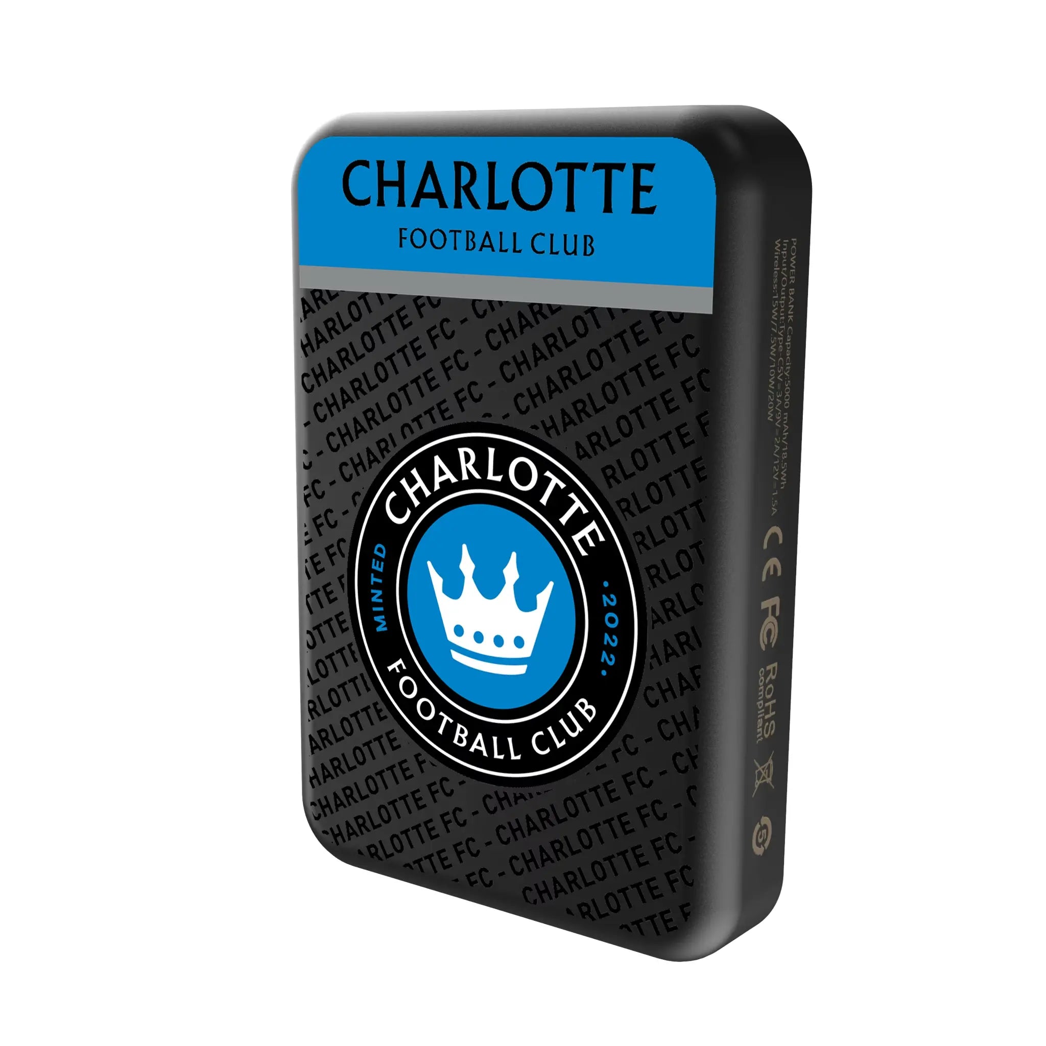 Charlotte FC Endzone Plus Wireless Mag Power Bank