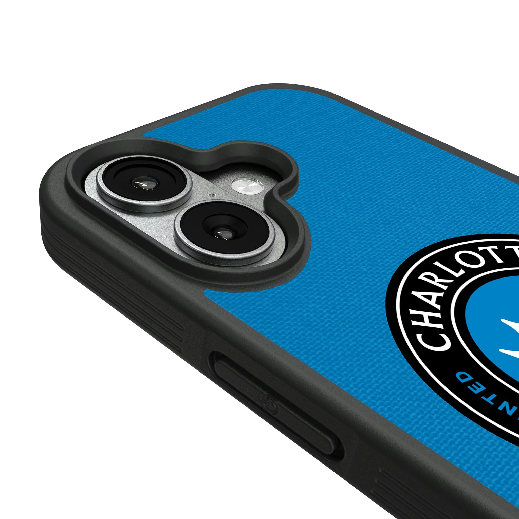 Charlotte FC Endzone Solid iPhone Bump Phone Case for Apple iPhone - Detail#Device_iPhone 17