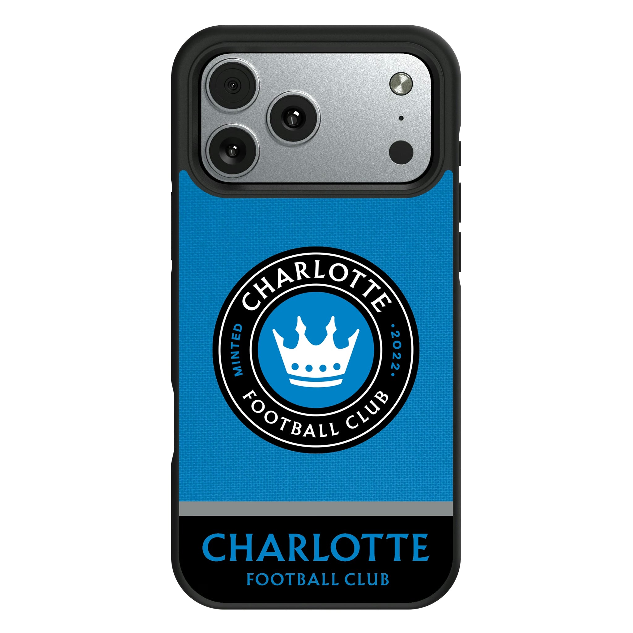 Charlotte FC Endzone Solid iPhone Bump Phone Case for Apple iPhone#Device_iPhone 17 Pro Max