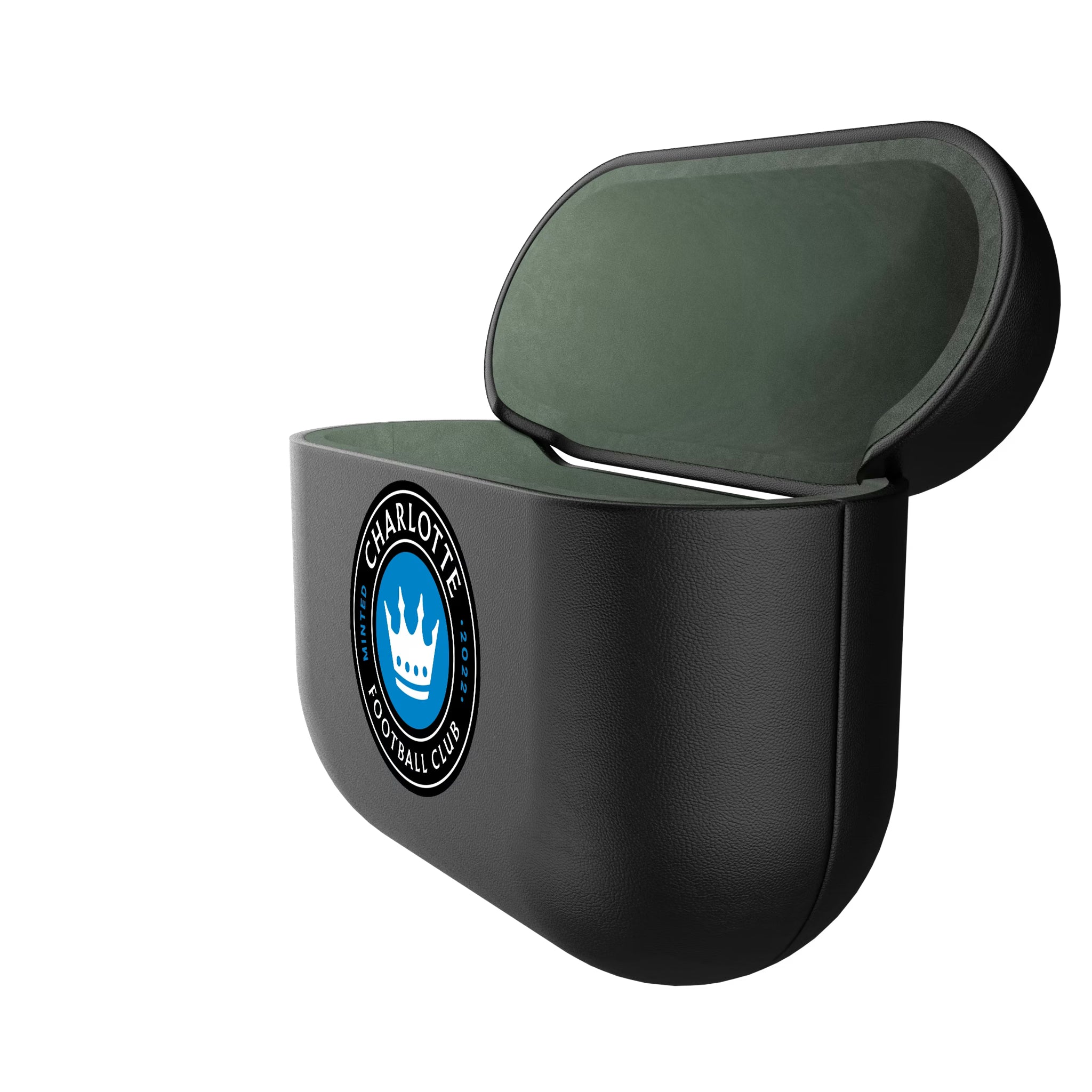 Charlotte FC Insignia AirPods AirPod Case Cover - Isometric View#Device_AirPods 3rd Gen