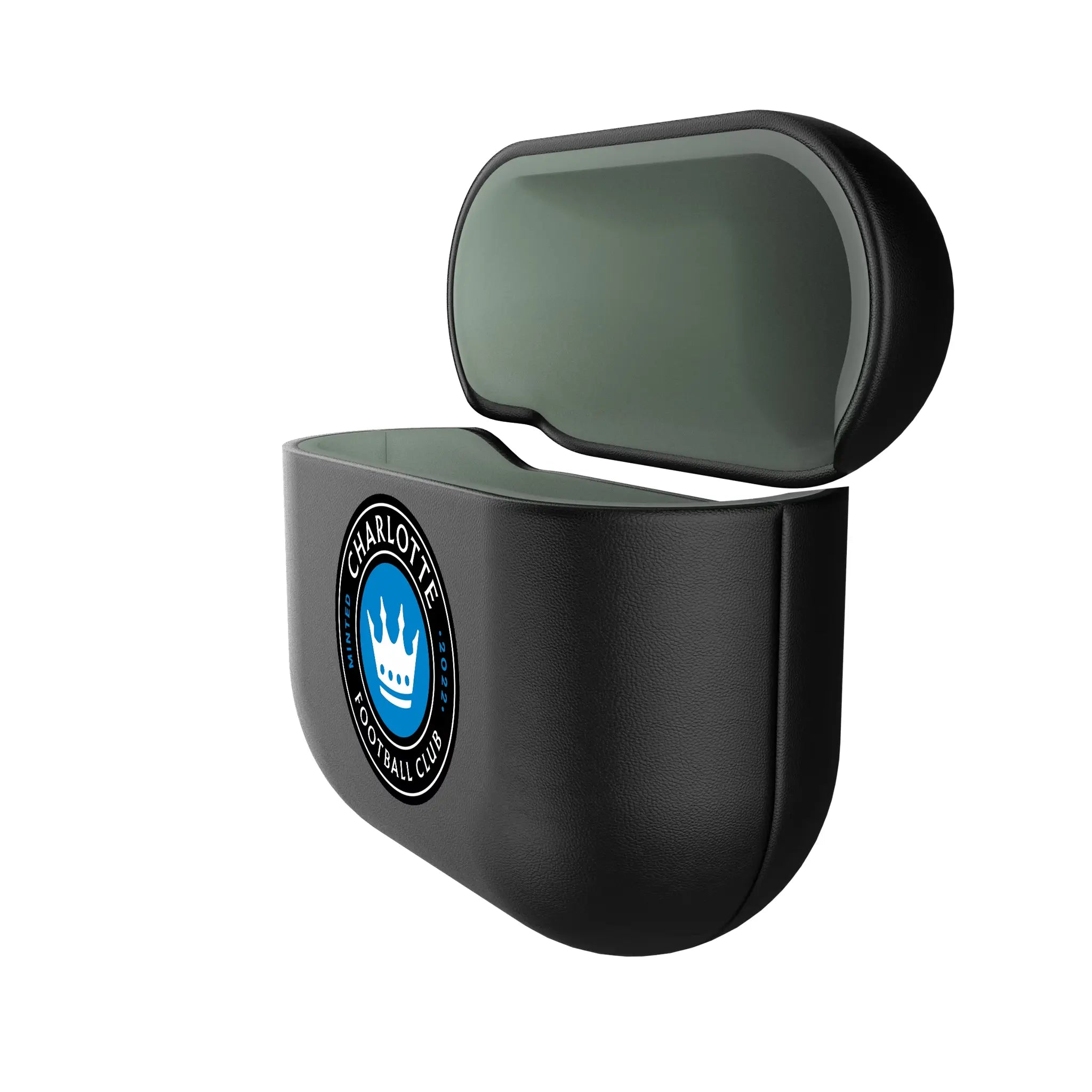 Charlotte FC Insignia AirPods AirPod Case Cover - Isometric View#Device_AirPods 4