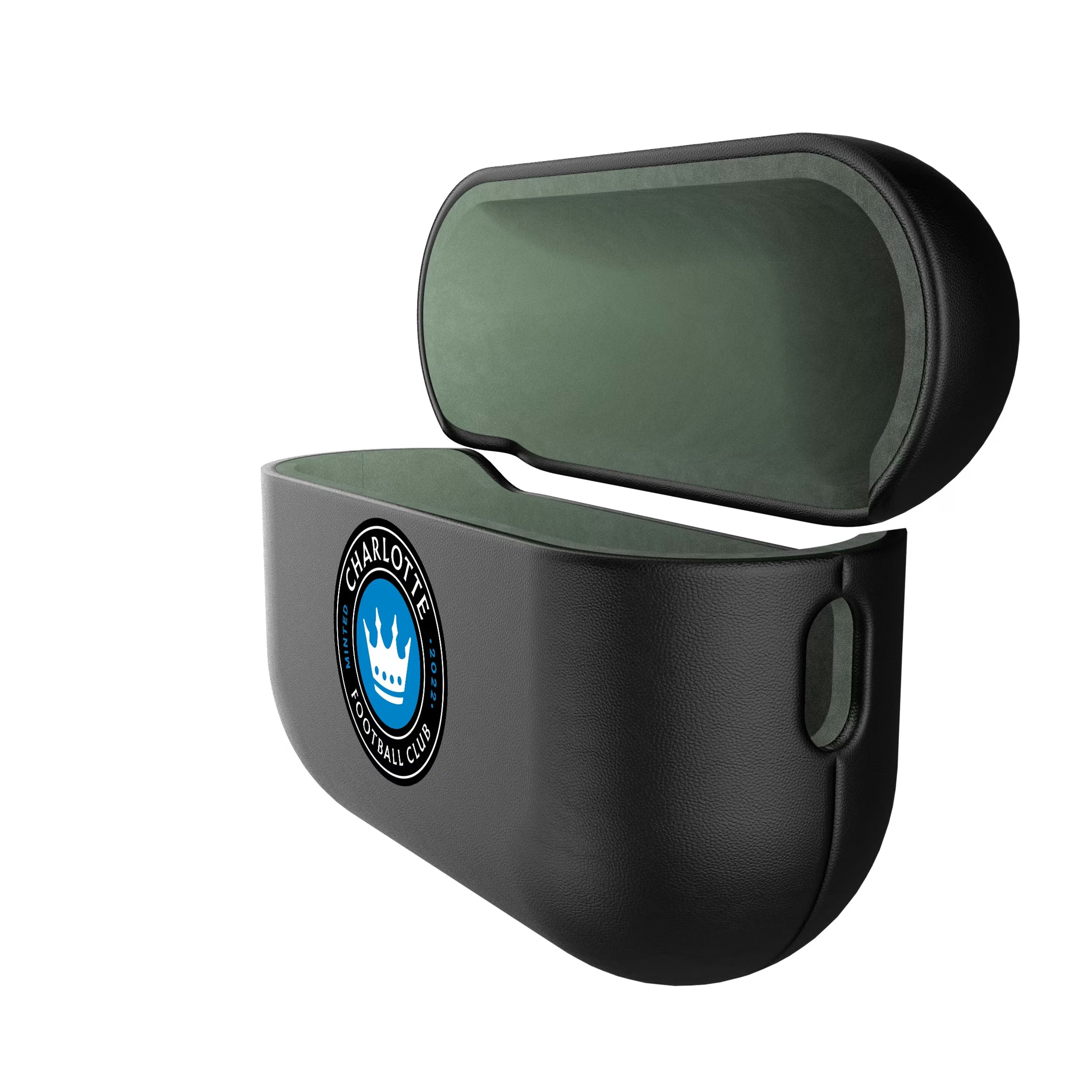Charlotte FC Insignia AirPods AirPod Case Cover - Isometric View#Device_AirPods Pro 2nd Gen