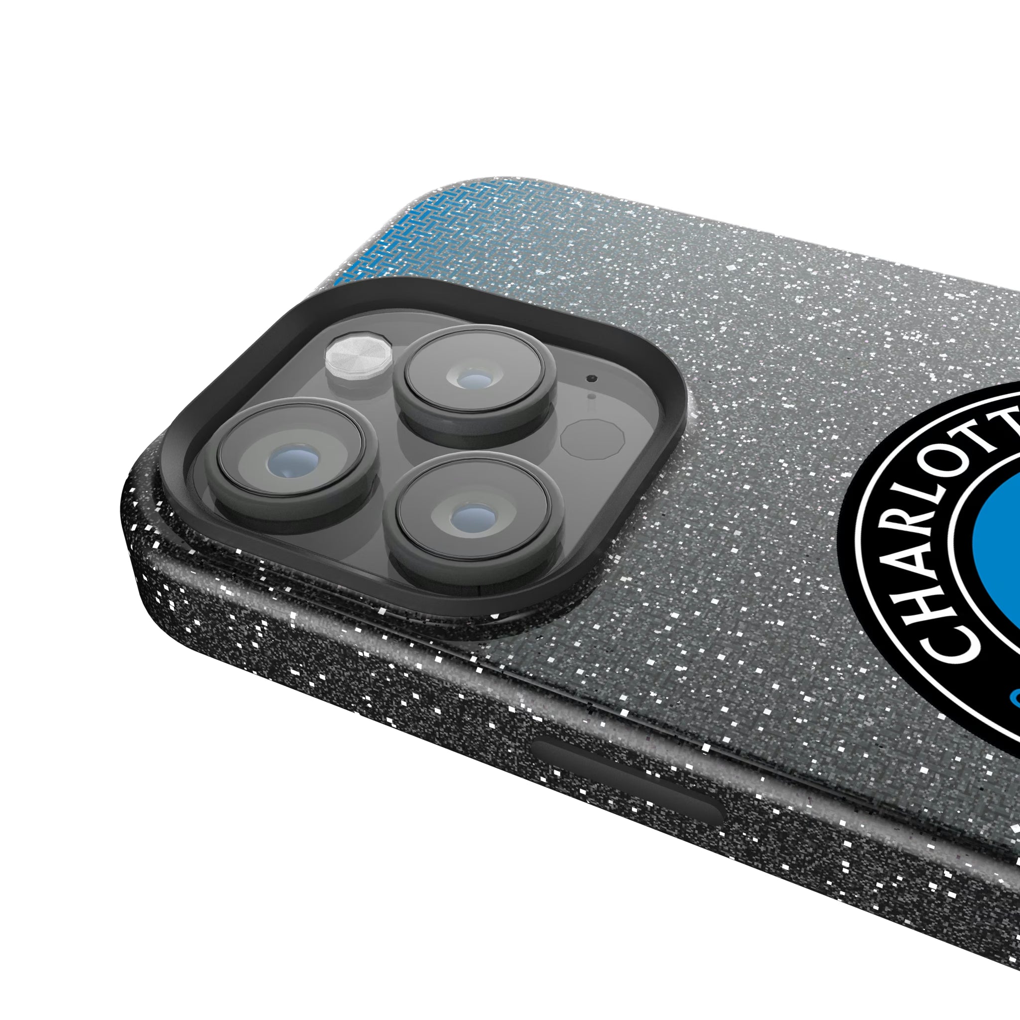 Charlotte FC Linen iPhone Bling Phone Case for Apple iPhone - Detail