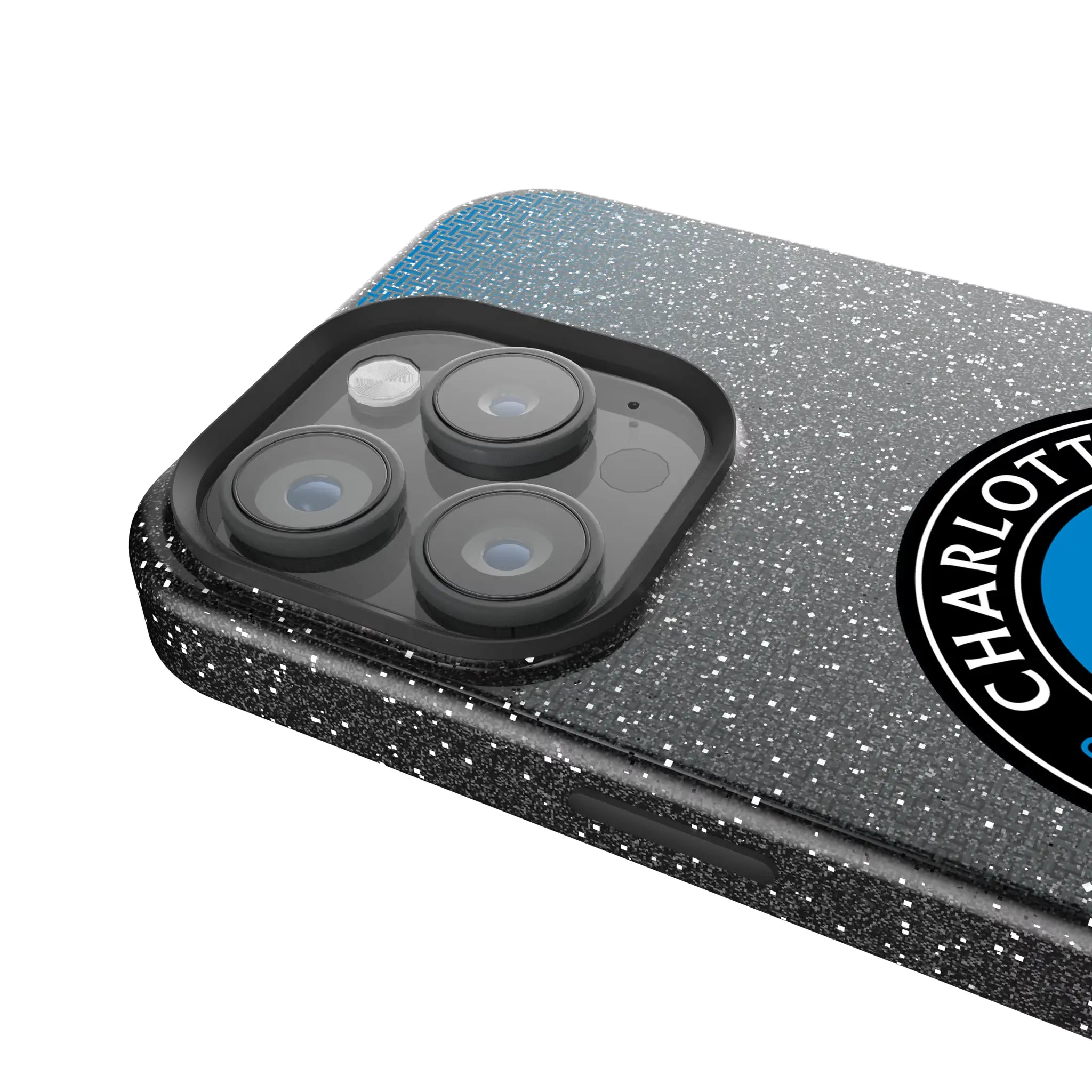 Charlotte FC Linen iPhone Bling Phone Case for Apple iPhone - Detail