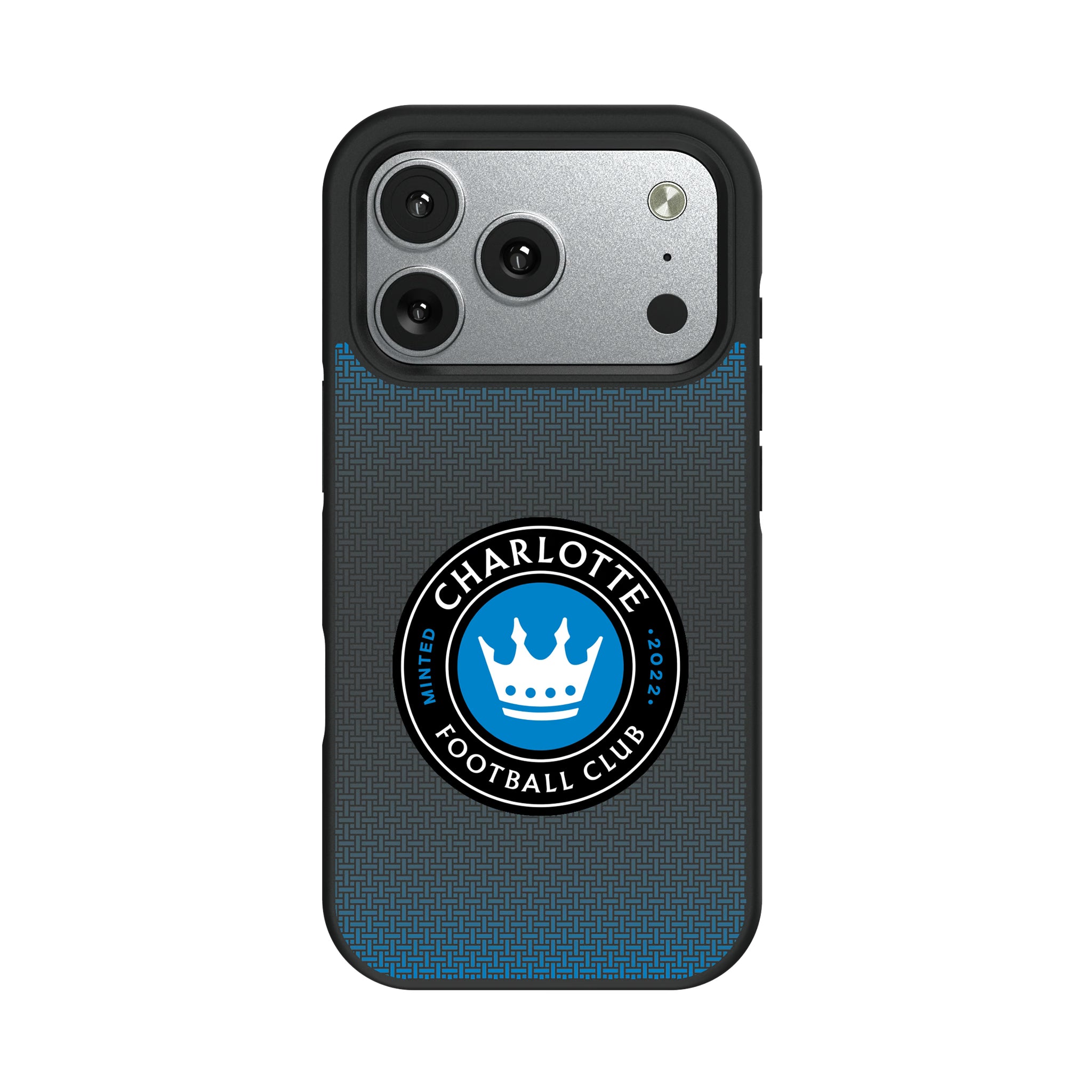 Charlotte FC Linen iPhone Bump Phone Case for Apple iPhone#Device_iPhone 17 Pro