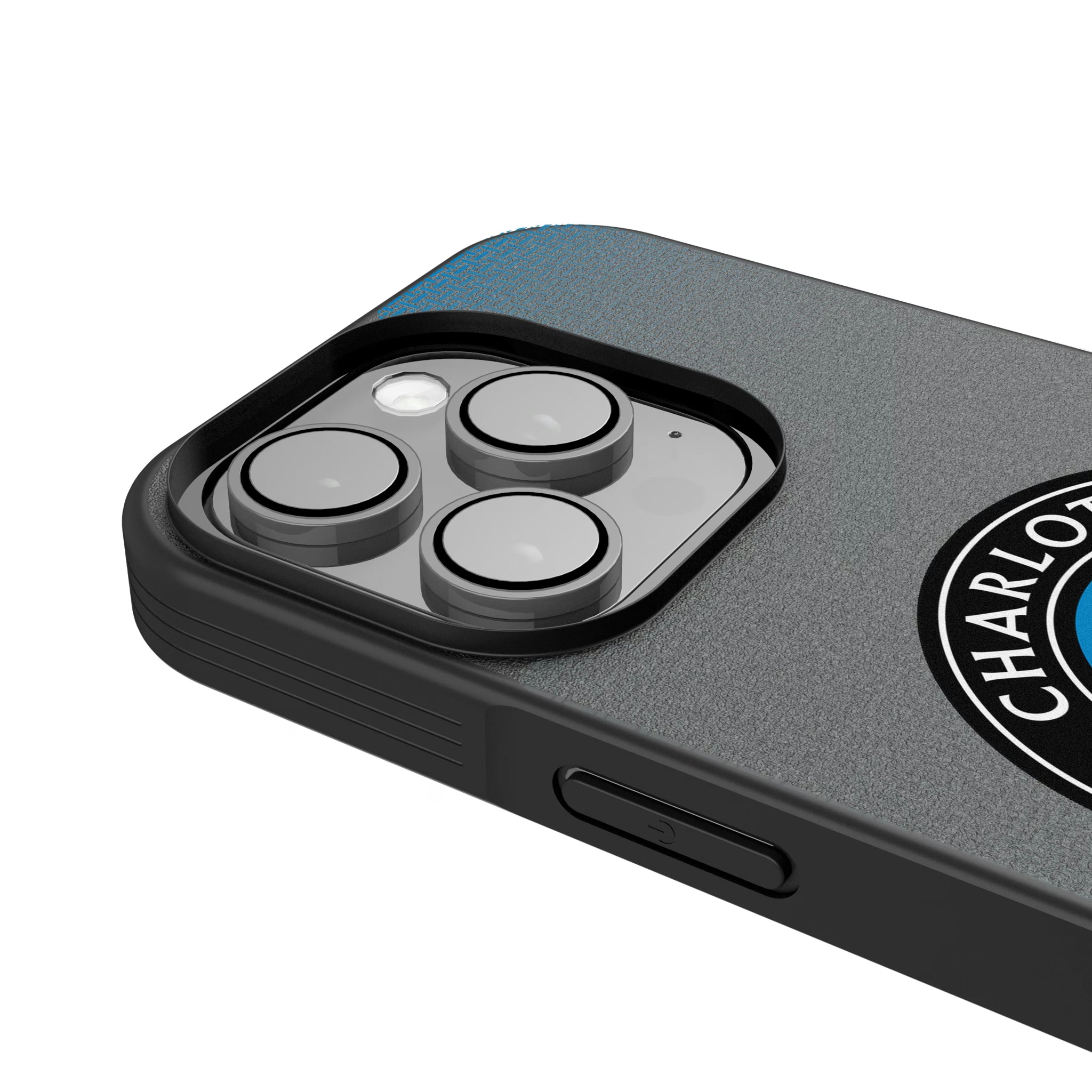 Charlotte FC Linen iPhone Bump Phone Case for Apple iPhone - Detail