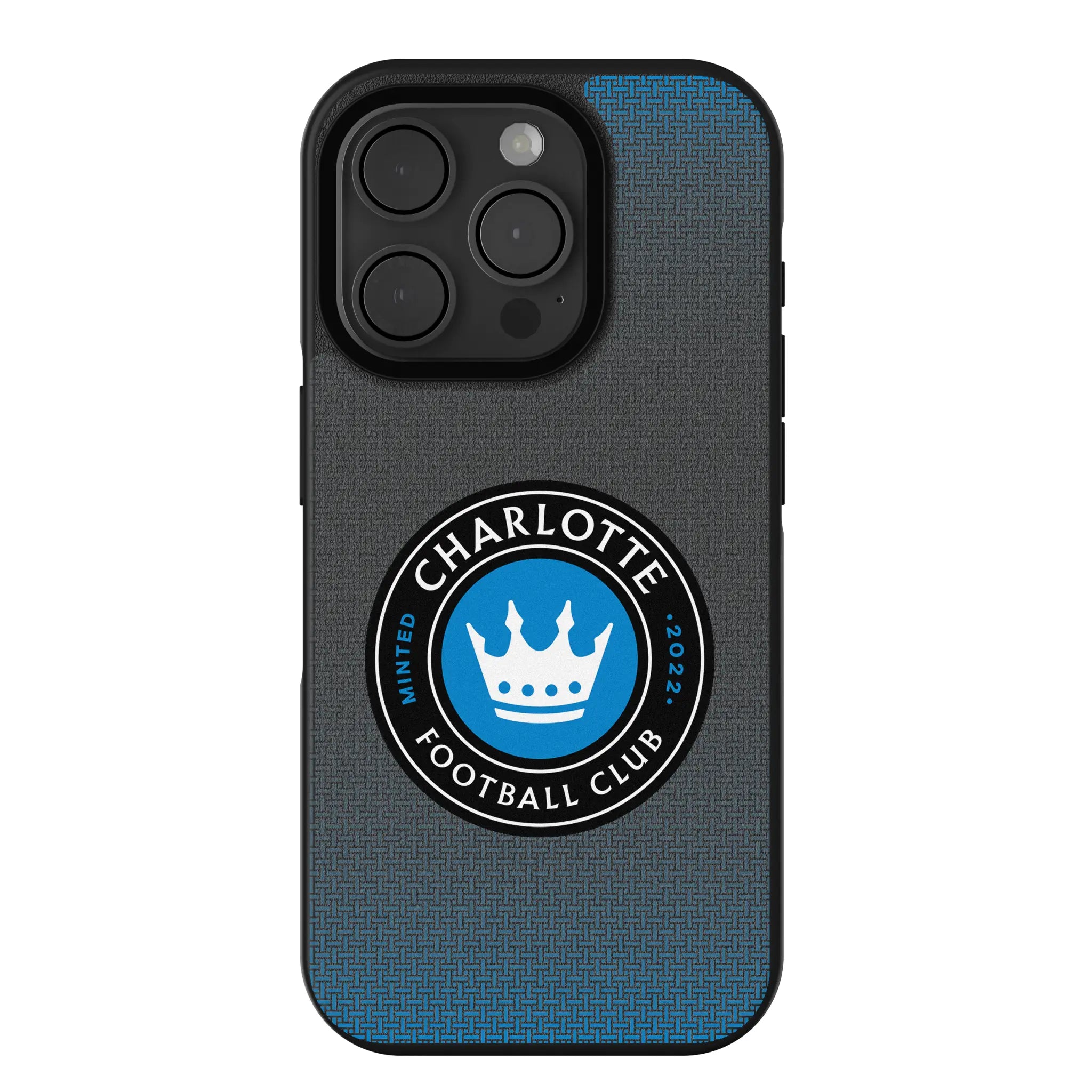 Charlotte FC Linen iPhone Bump Phone Case for Apple iPhone