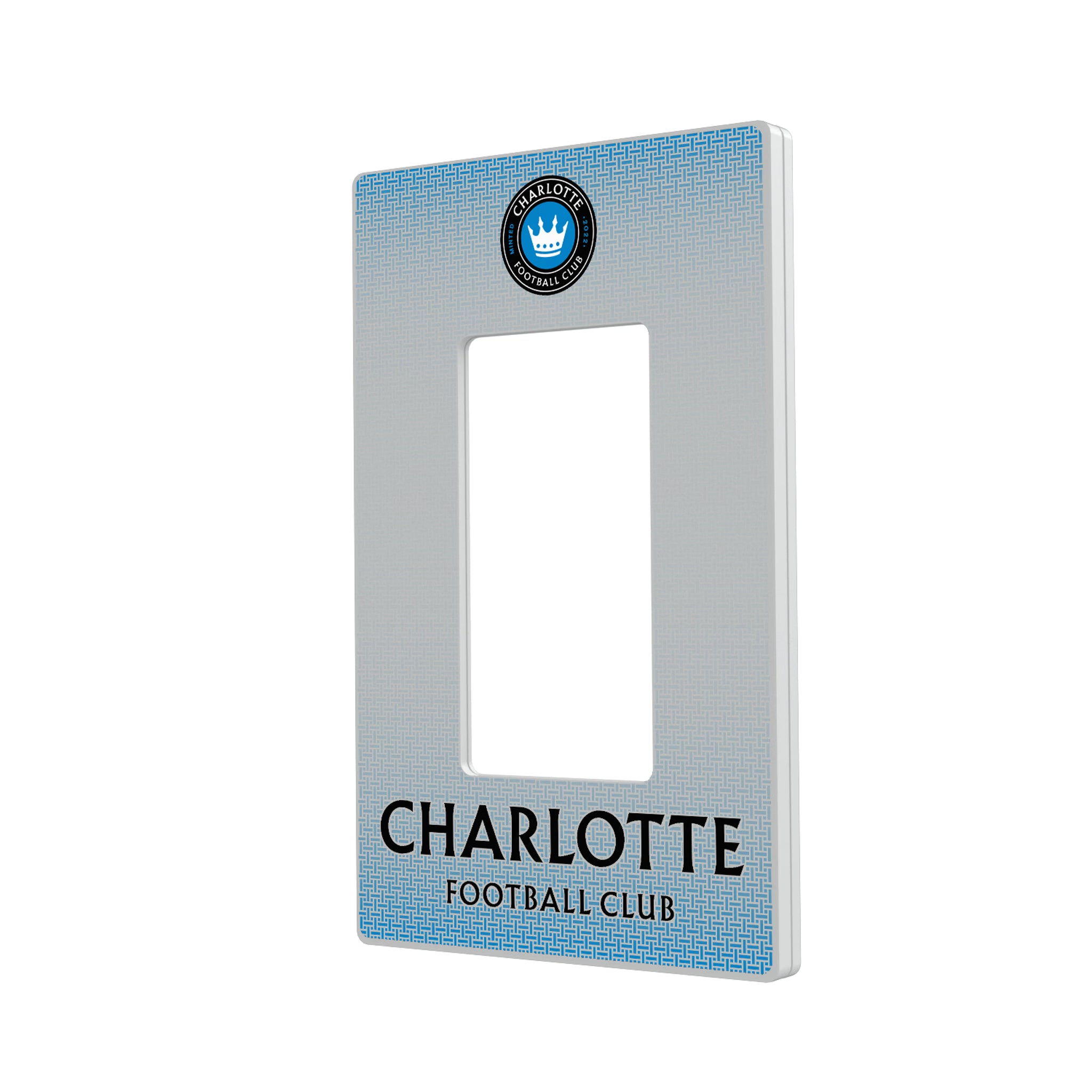 Charlotte FC Linen Hidden-Screw Light Switch Plate#Style_Single Rocker