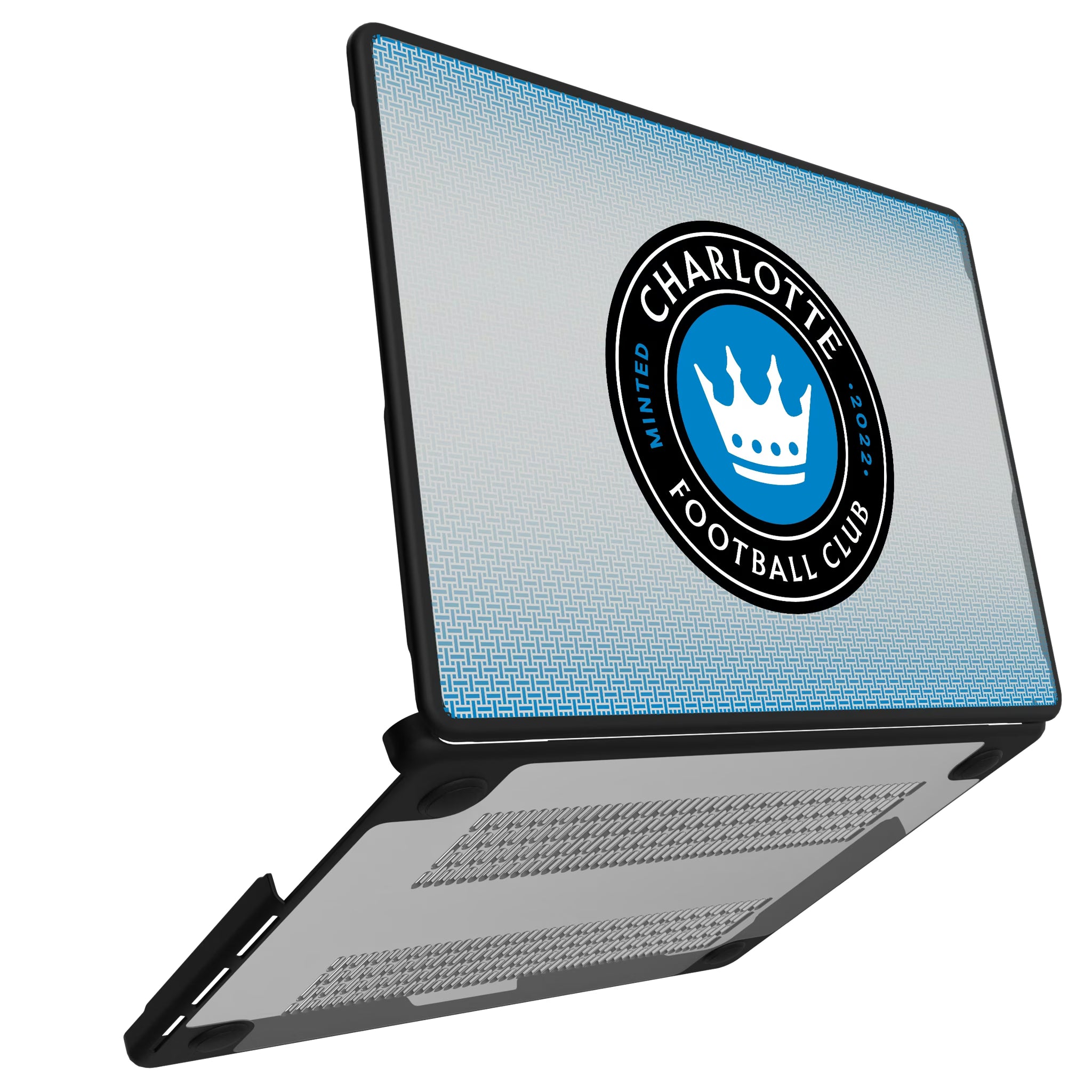 Charlotte FC Linen MacBook Laptop Case for Apple MacBook#Device_MacBook Pro (14-inch, 2021) / MacBook Pro (14-inch, 2023) / MacBook Pro (14-inch, 2024)