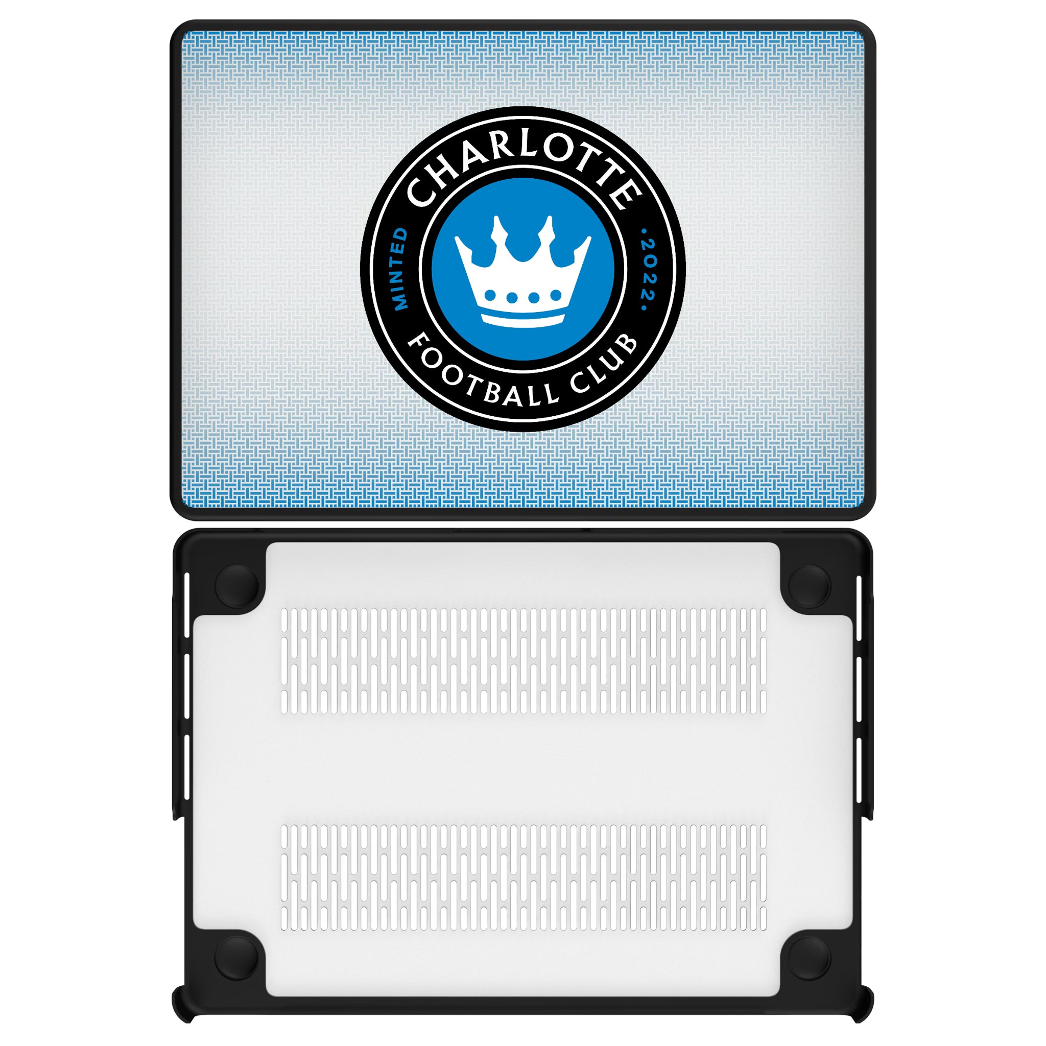 Charlotte FC Linen MacBook Laptop Case for Apple MacBook#Device_MacBook Pro (14-inch, 2021) / MacBook Pro (14-inch, 2023) / MacBook Pro (14-inch, 2024)