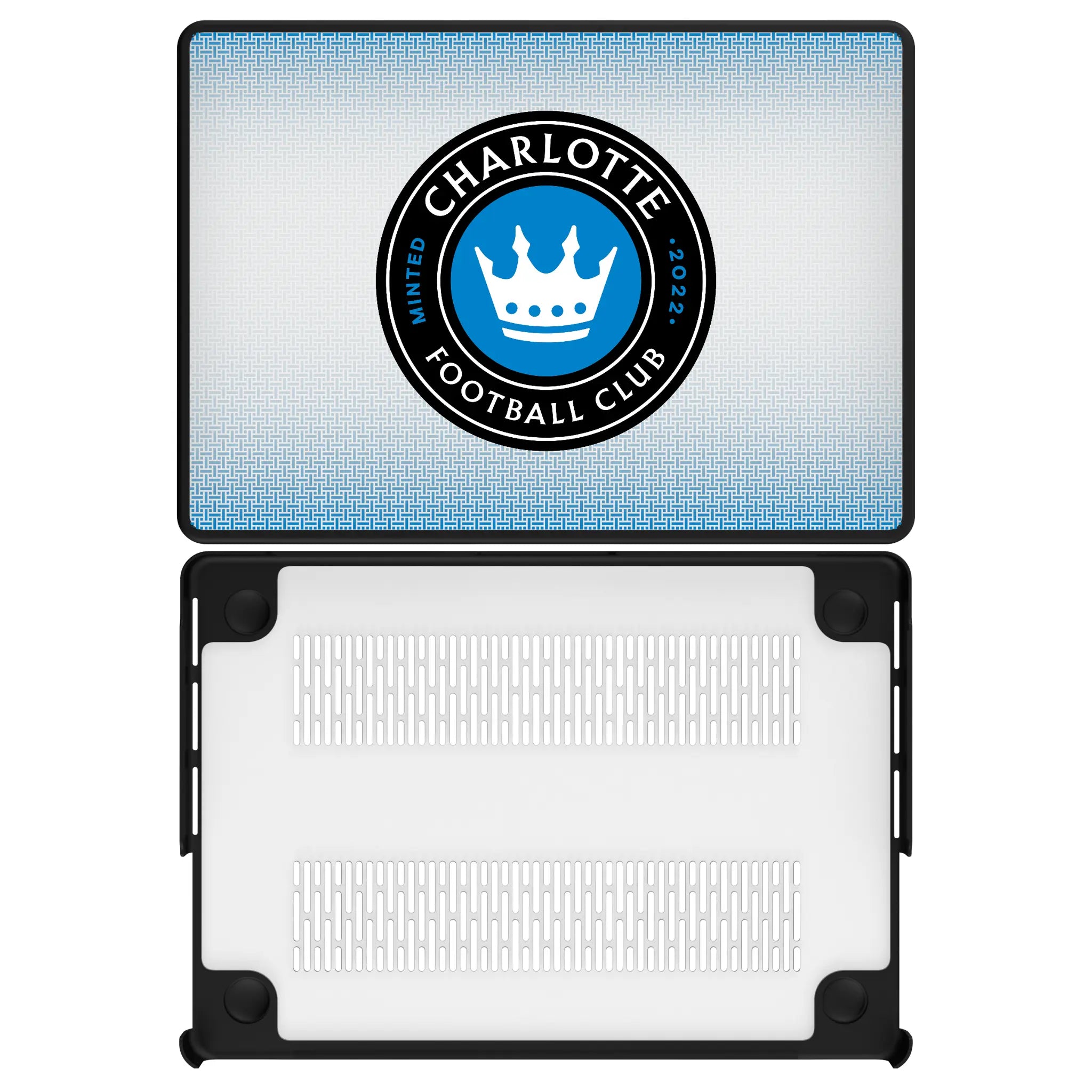 Charlotte FC Linen MacBook Laptop Case for Apple MacBook