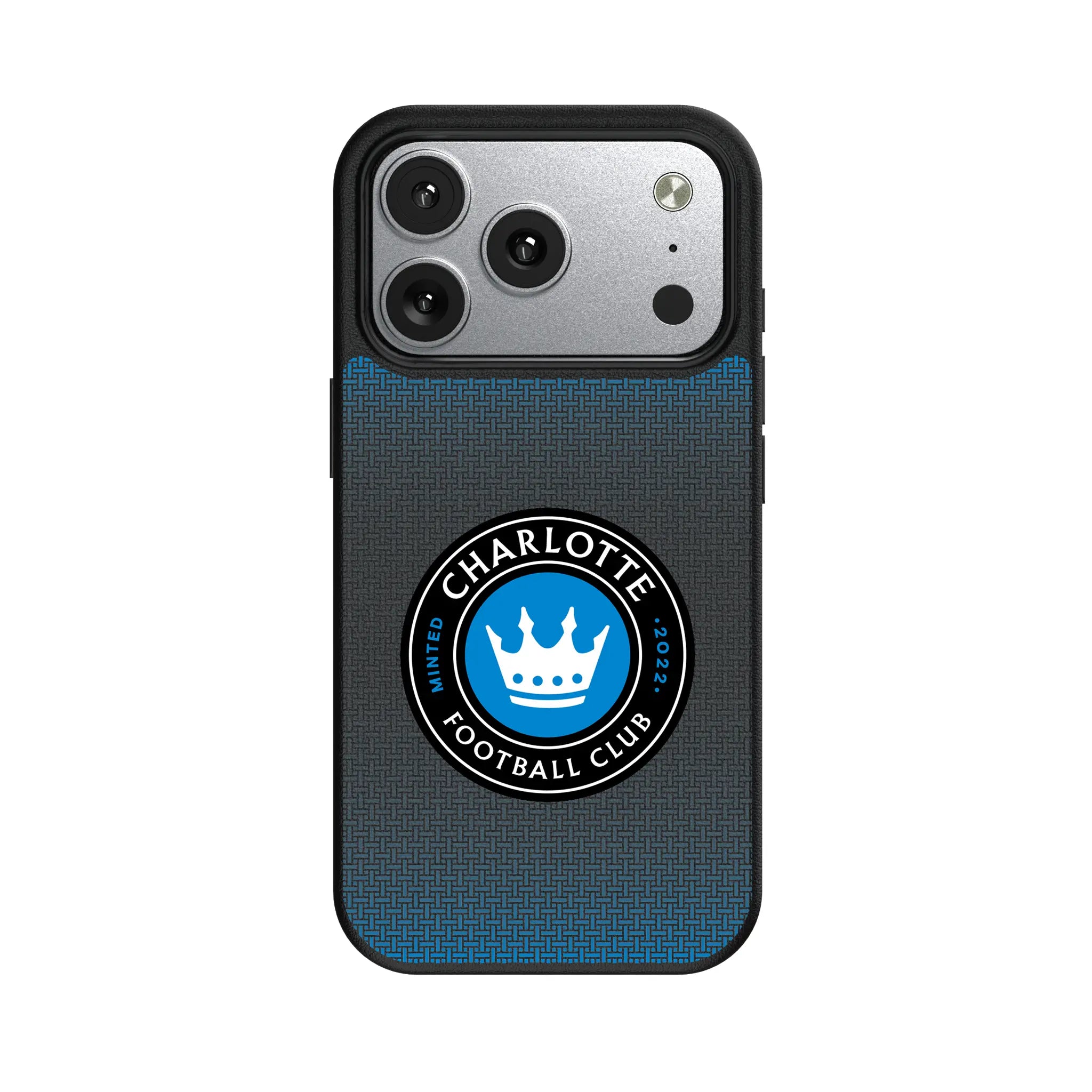Charlotte FC Linen iPhone MagSafe Compatible Phone Case for Apple iPhone#Device_iPhone 17 Pro
