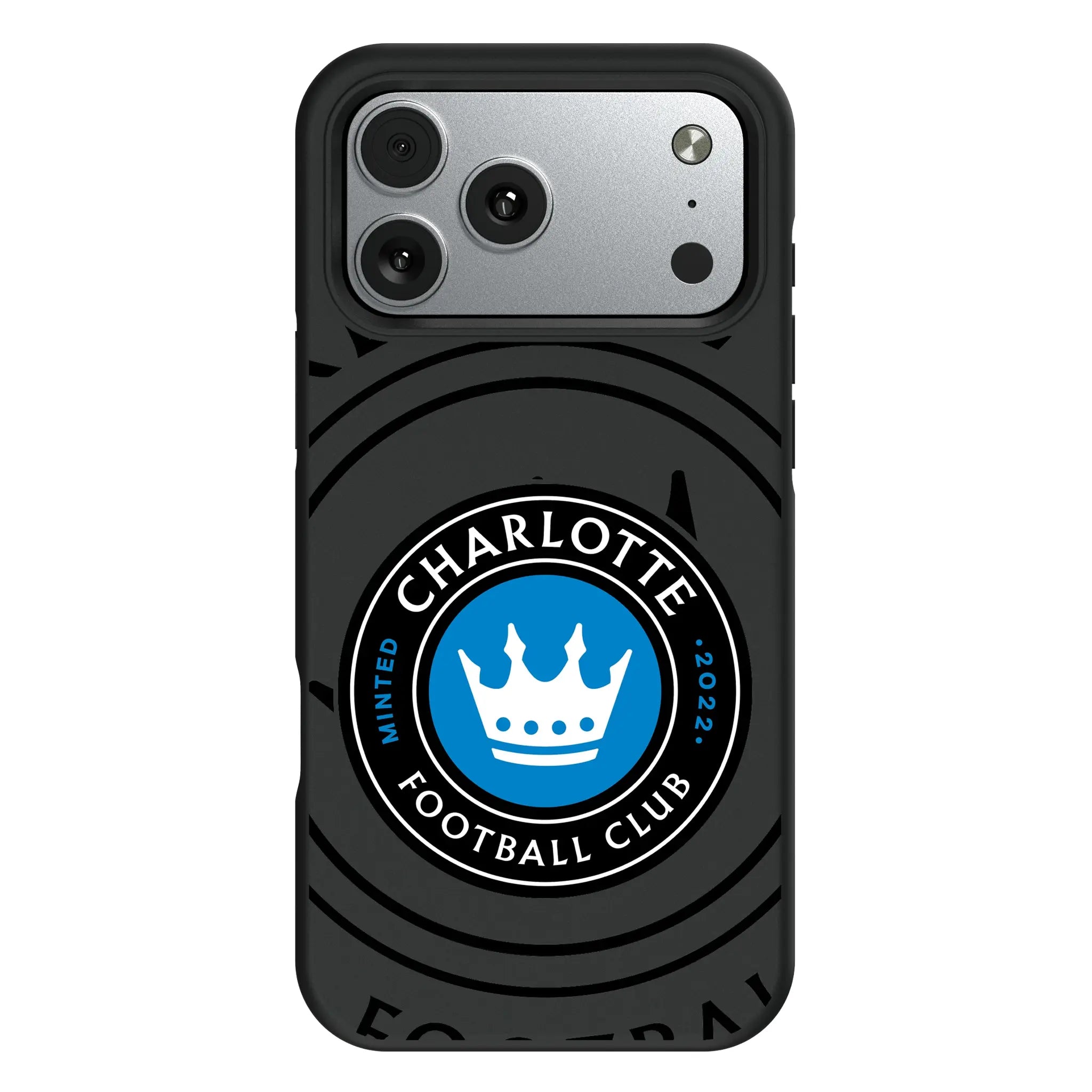 Charlotte FC Monocolor Tilt iPhone Bump Phone Case for Apple iPhone#Device_iPhone 17 Pro Max
