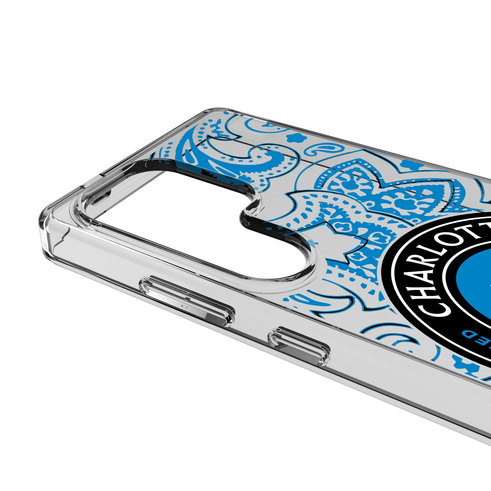 Charlotte FC Paisley Galaxy Clear Phone Case for Samsung Galaxy - Detail