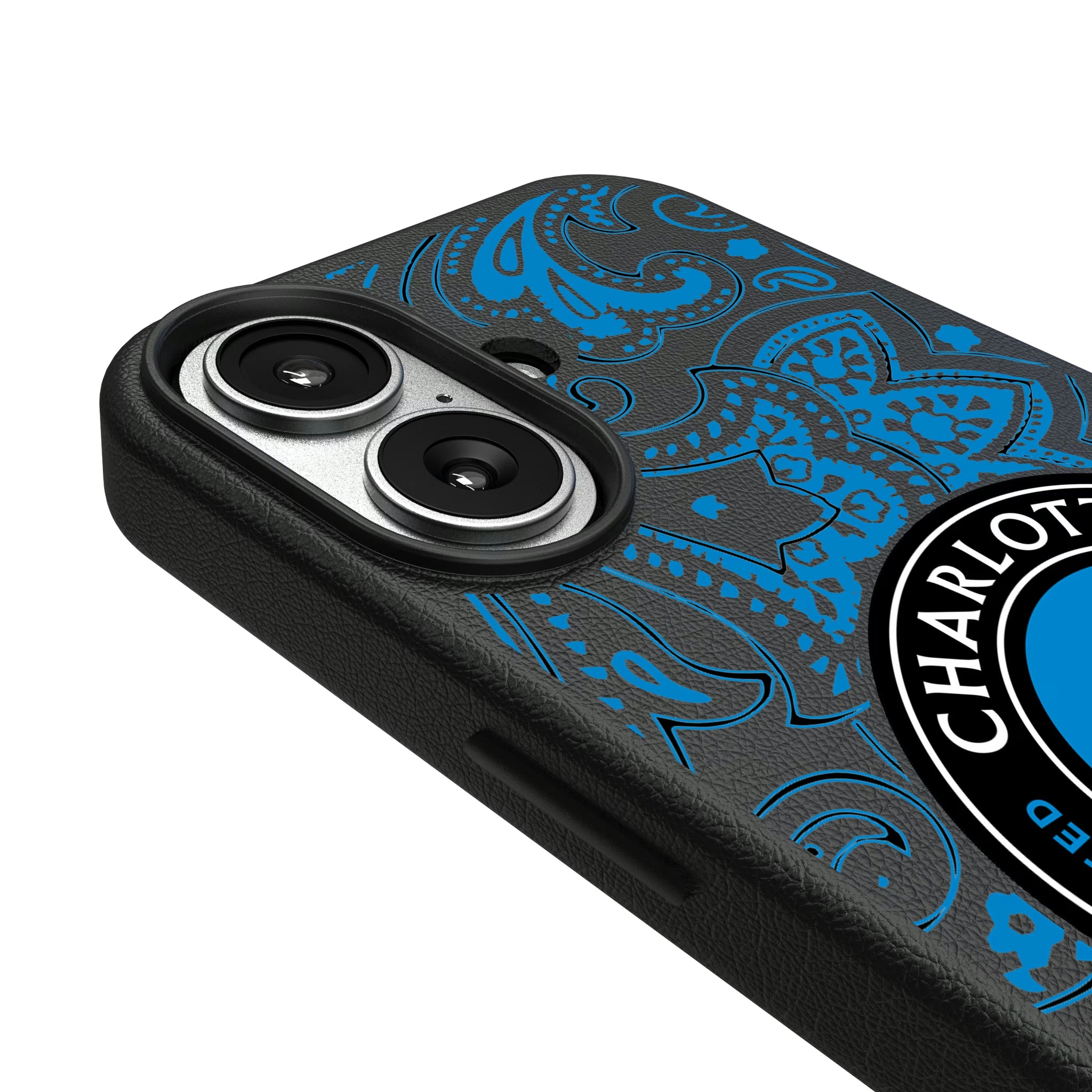Charlotte FC Paisley iPhone MagSafe Compatible Phone Case for Apple iPhone - Detail#Device_iPhone 17