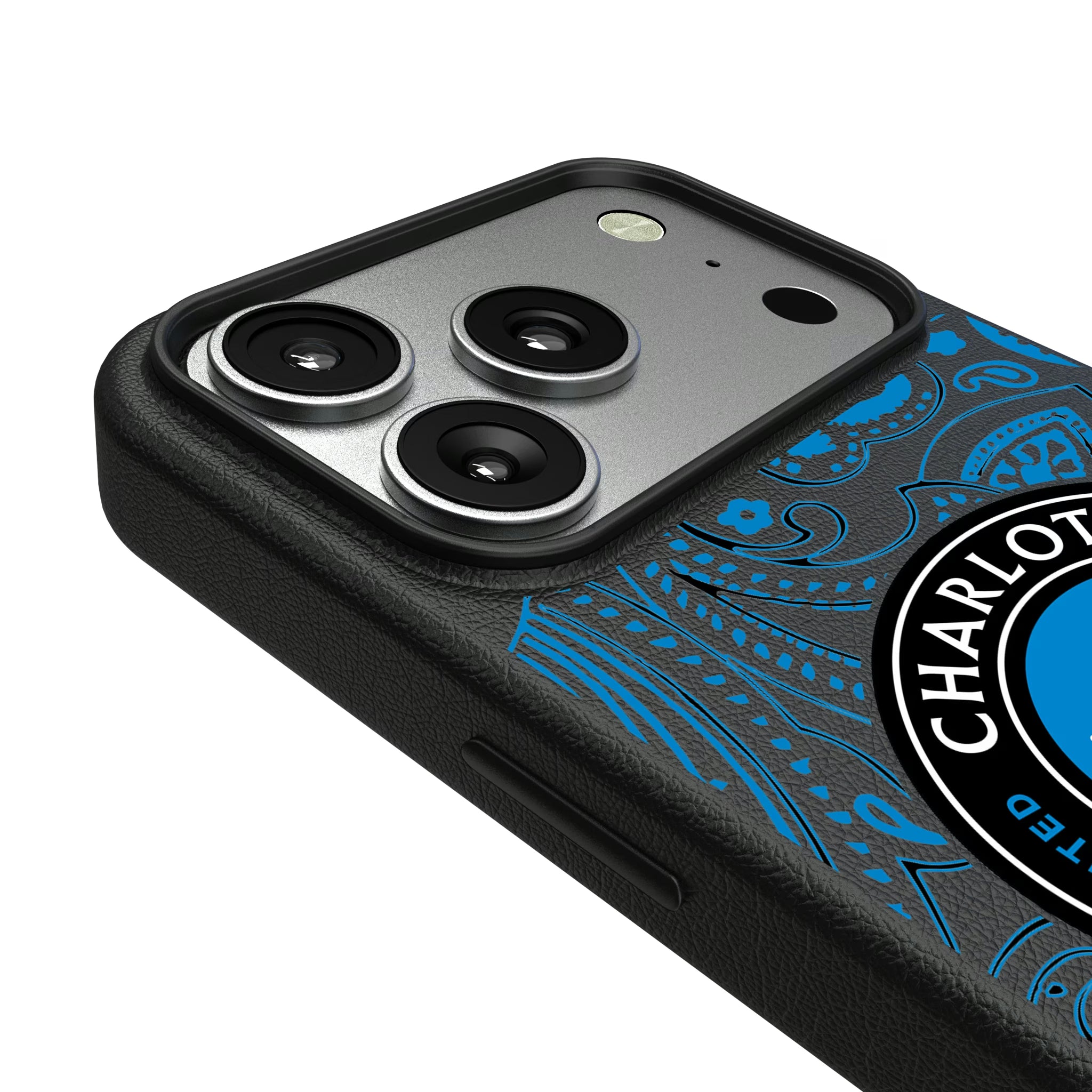 Charlotte FC Paisley iPhone MagSafe Compatible Phone Case for Apple iPhone - Detail#Device_iPhone 17 Pro